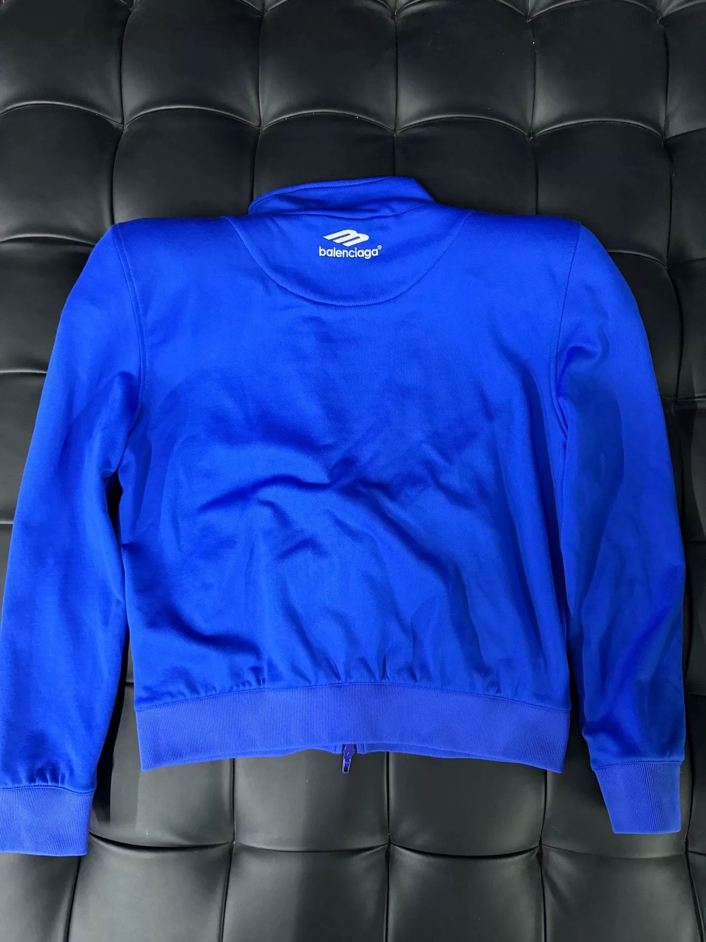 Balenciaga Balenciaga Black Logo Sweatshirt with Shoulder Pads Size US L / EU 52-54 / 3 - 2 Thumbnail