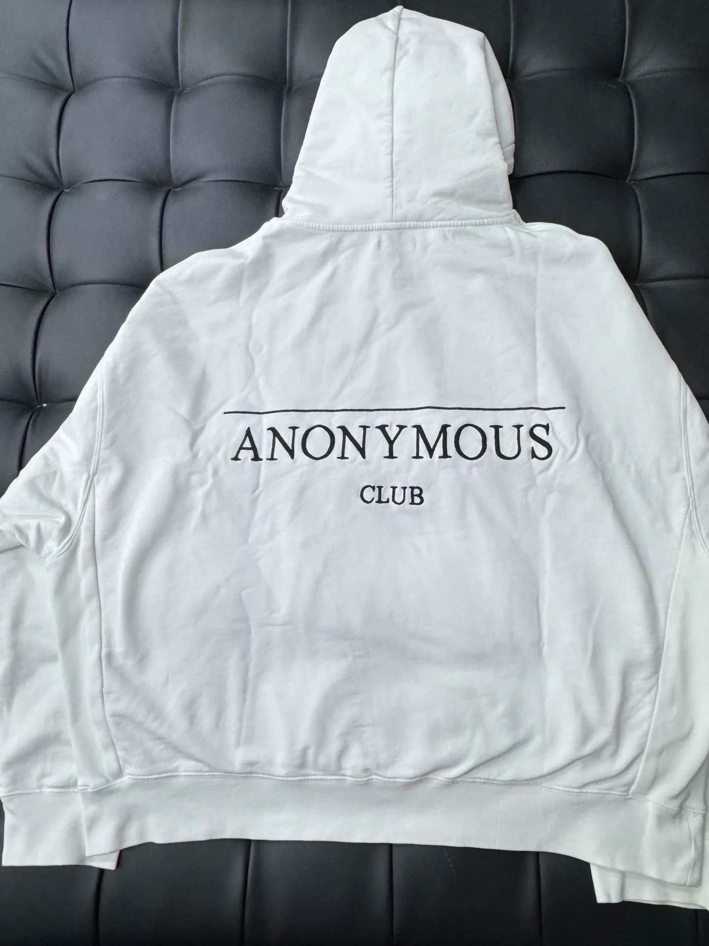 Anonymous Club Anonymous Club White Hoodie for Friends Size US M / EU 48-50 / 2 - 2 Thumbnail