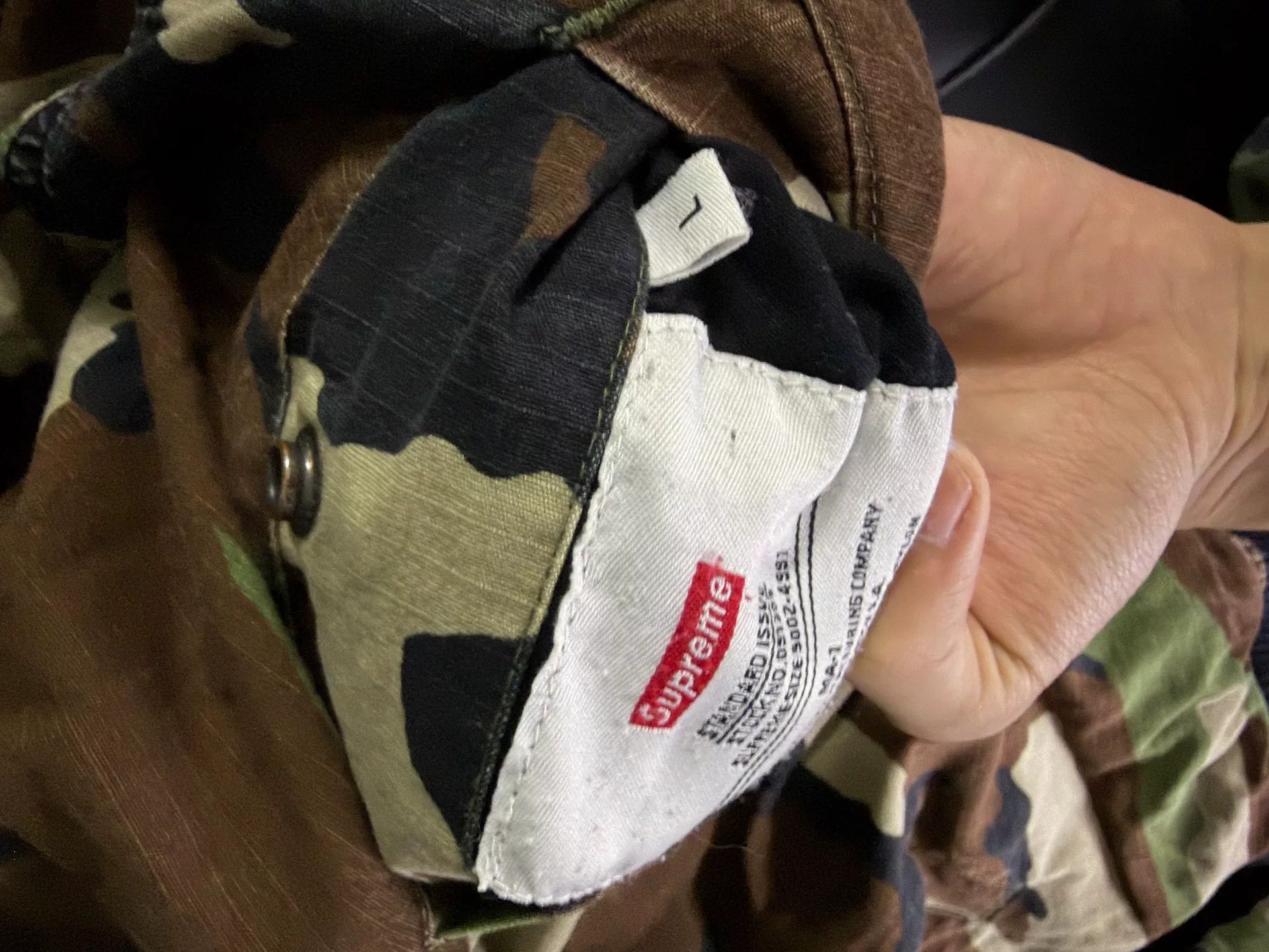 Supreme Supreme Camouflage Reversible MA-1 Jacket Size US L / EU 52-54 / 3 - 4 Thumbnail