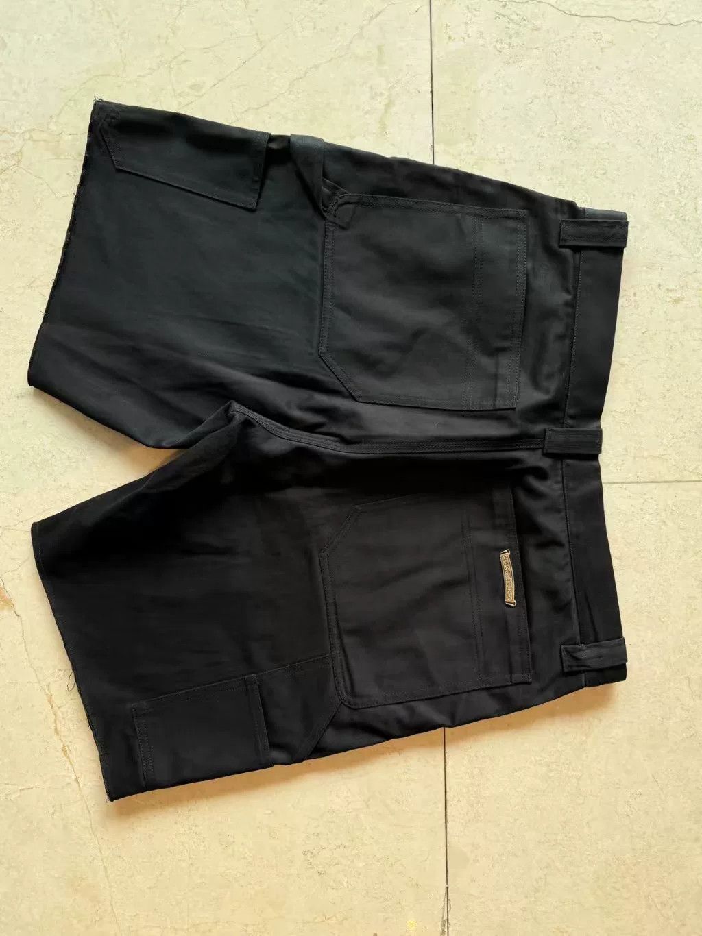 Chrome Hearts Chrome Hearts Black Cargo Shorts with Studs Size US 36 / EU 52 - 2 Thumbnail