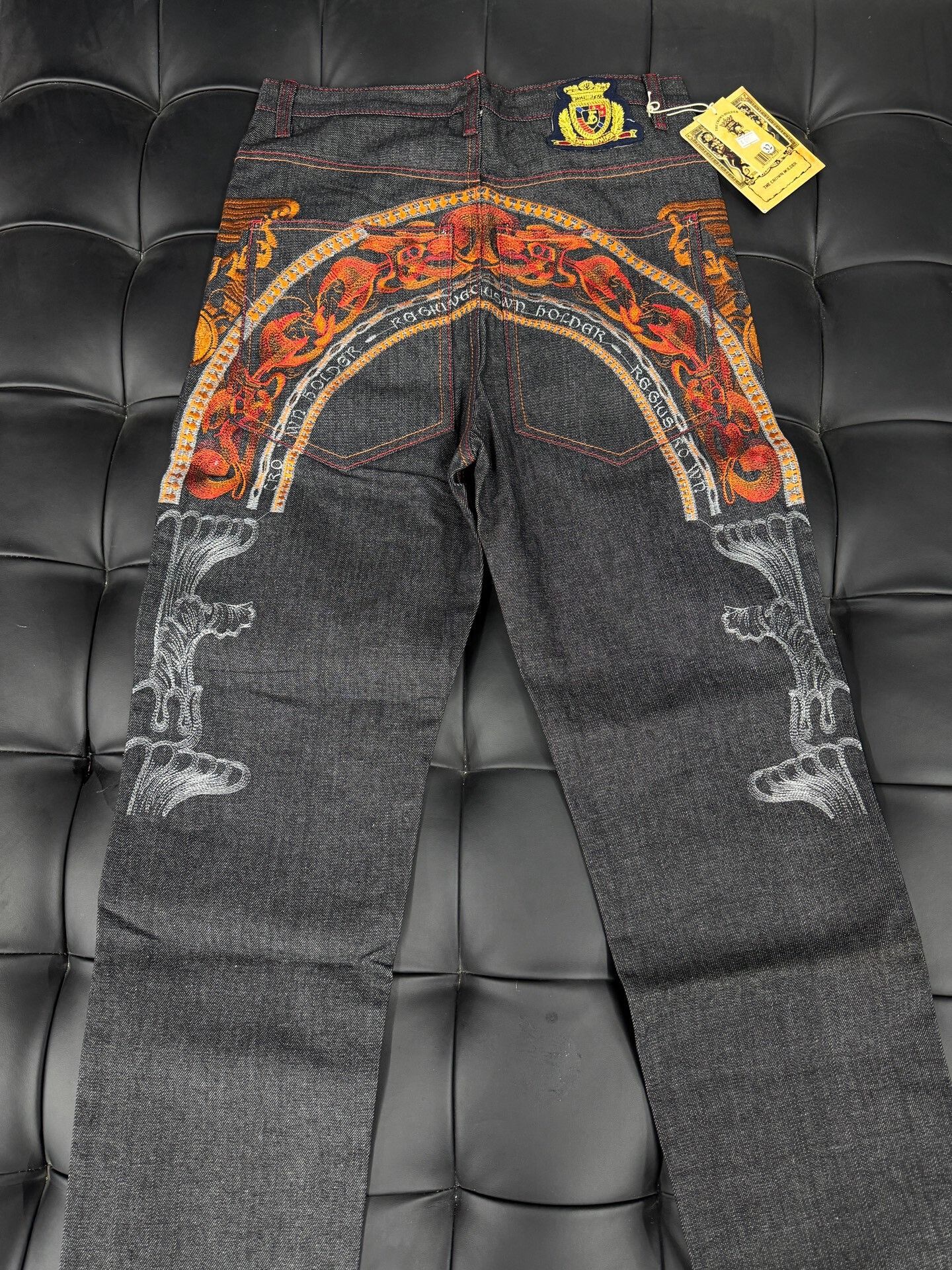 Celine Vintage Bloody Denim Jeans with Unique Design Size US 32 / EU 48 - 4 Thumbnail