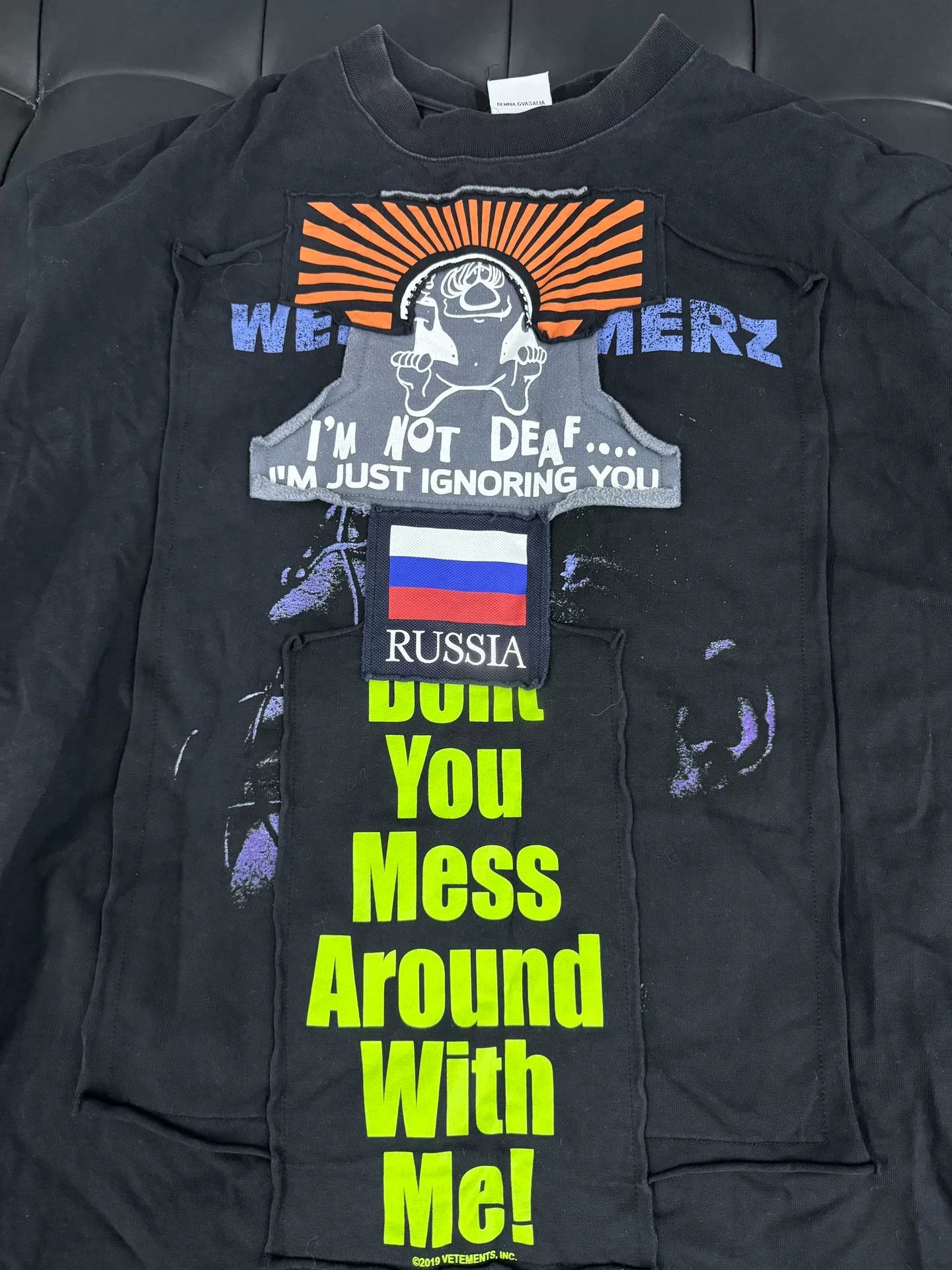 Vetements Vetements Anti-War Short Sleeve T-Shirt Size US XS / EU 42 / 0 - 2 Thumbnail