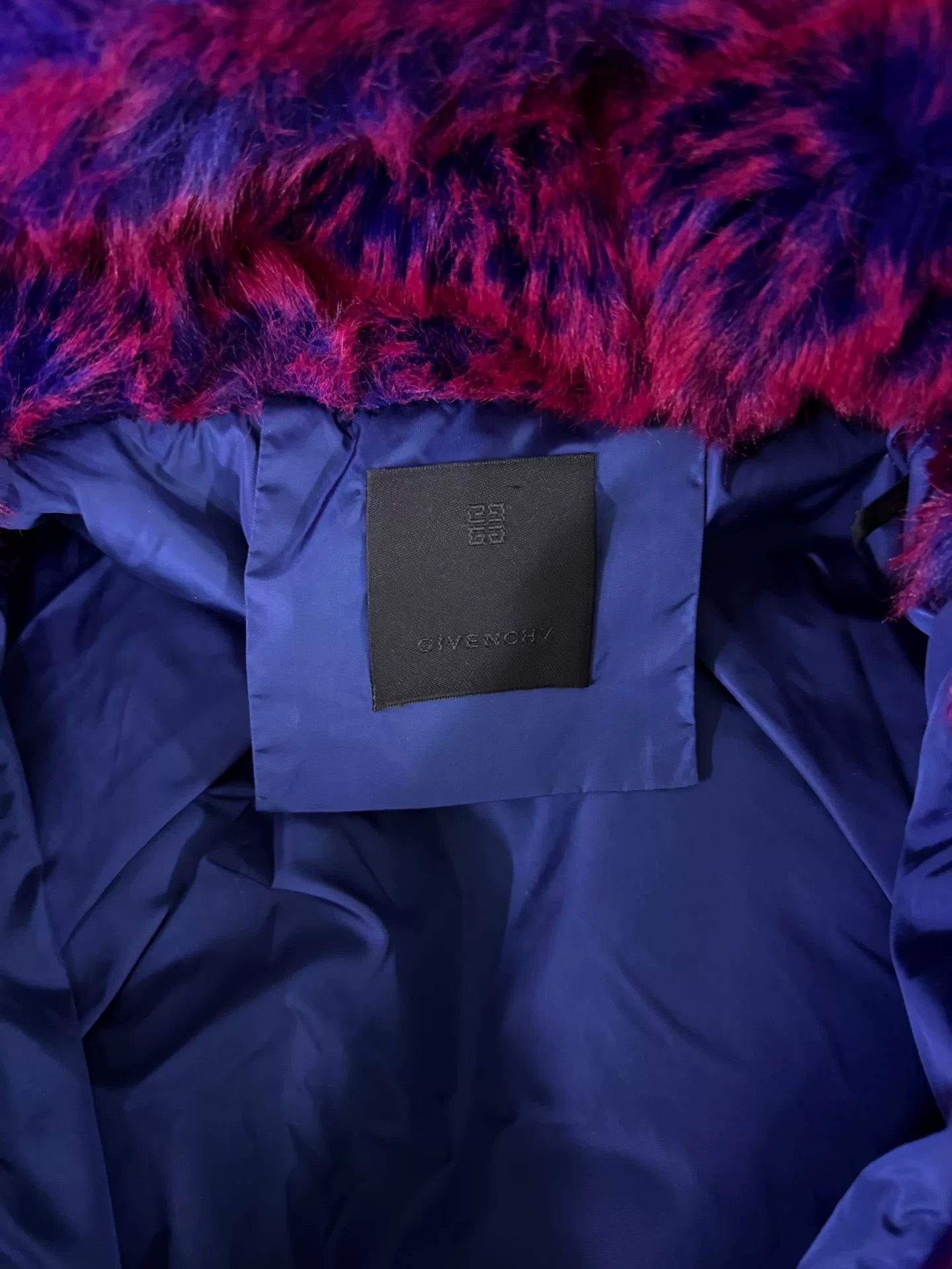 Givenchy Givenchy Purple Fur Jacket Size L / US 10 / IT 46 - 2 Thumbnail