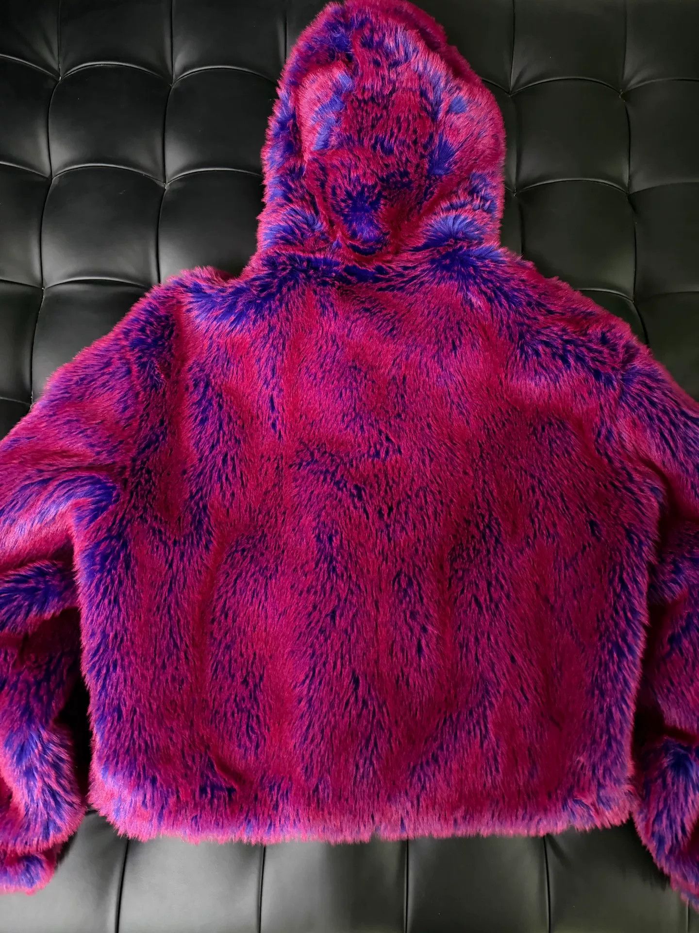 Givenchy Givenchy Purple Fur Jacket Size L / US 10 / IT 46 - 4 Thumbnail