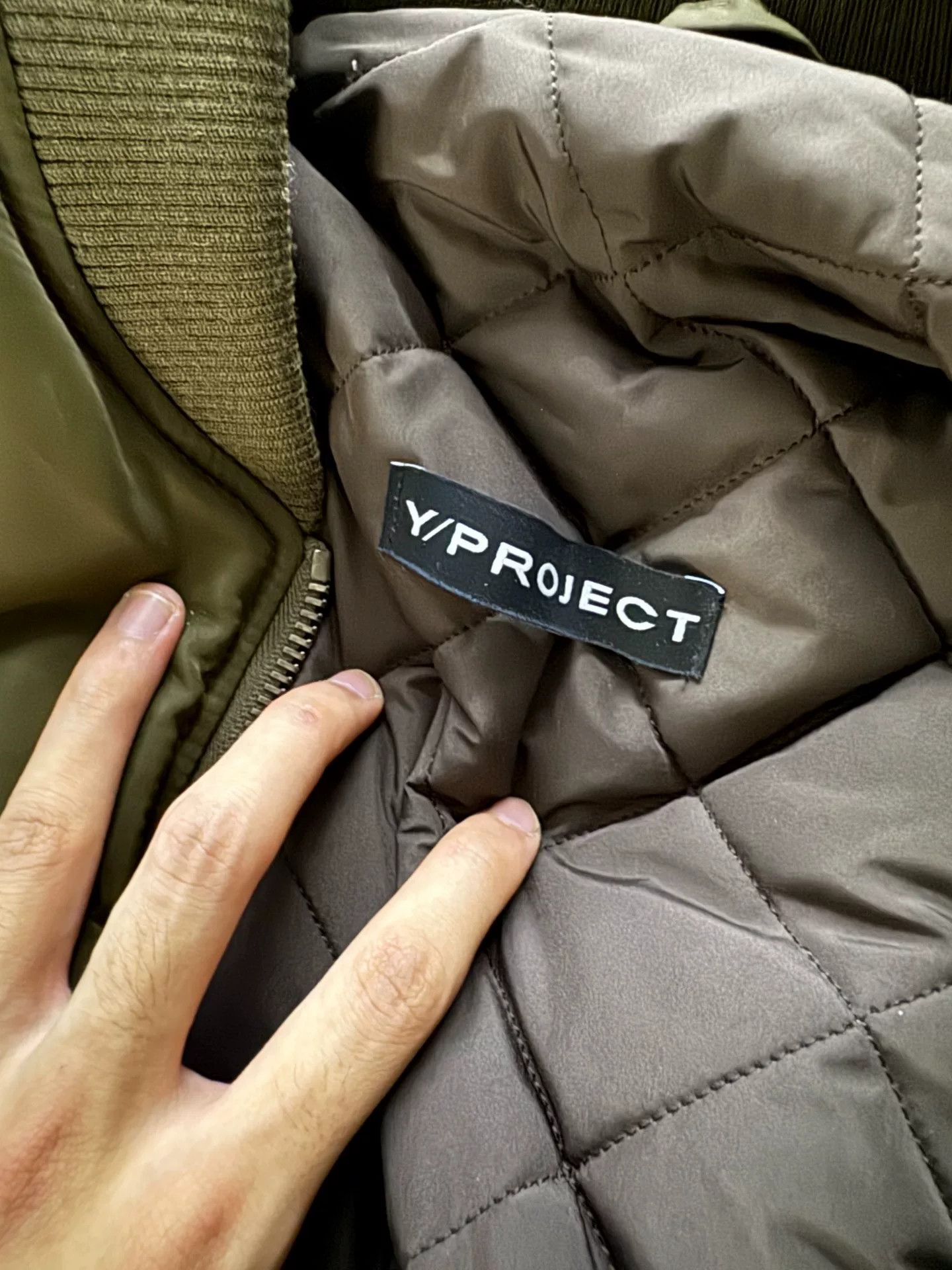 Y/Project Y/Project Olive Green Bomber Jacket Size US S / EU 44-46 / 1 - 4 Thumbnail