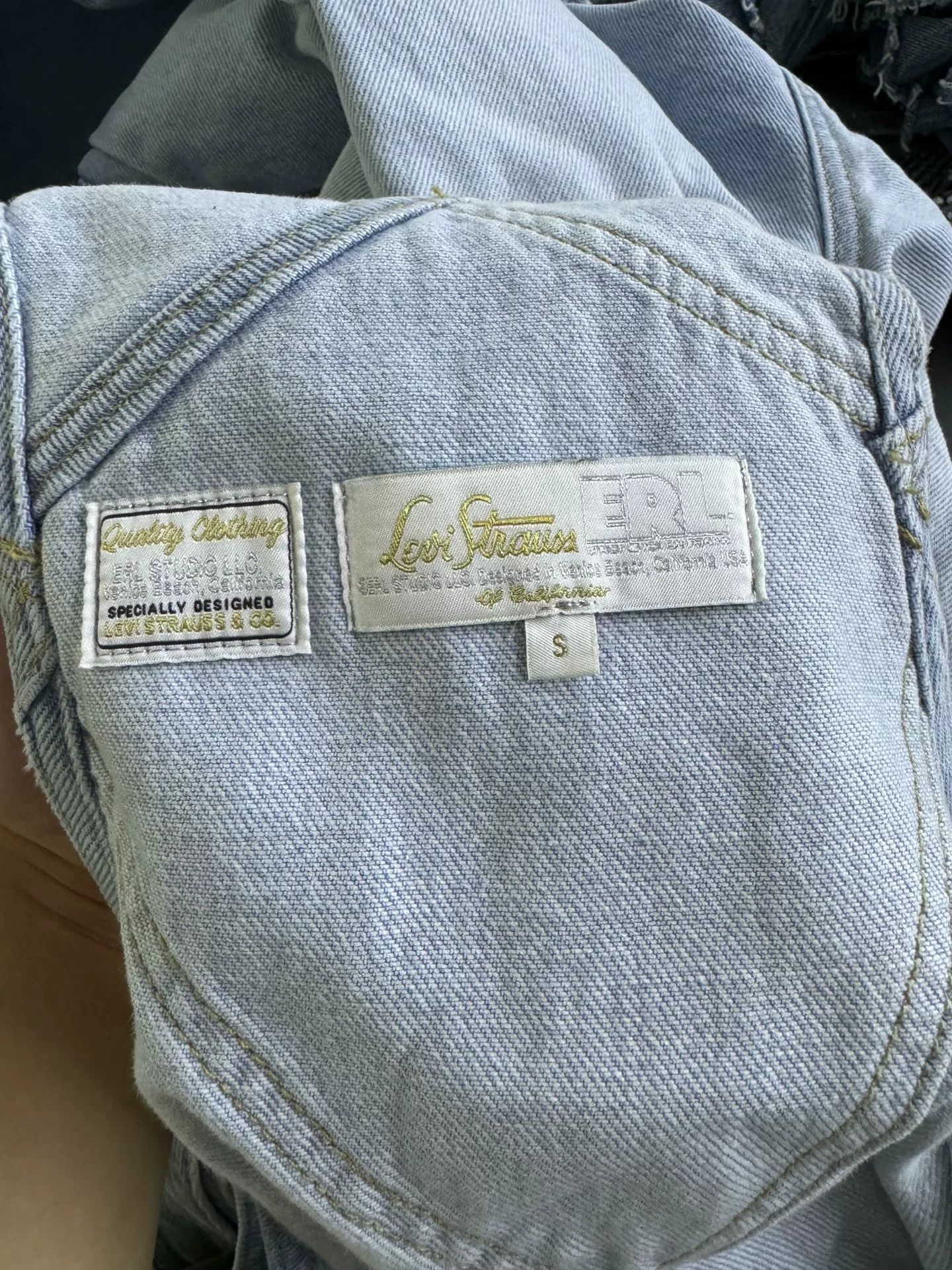 ERL ERL Denim Overalls with Distressed Detail Size US 26 / EU 42 - 5 Thumbnail