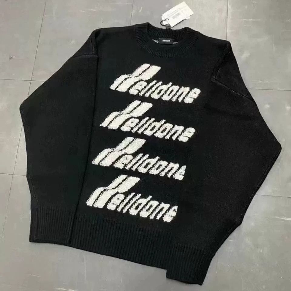 WE11DONE Welldone Graphic Knit Sweater Size US M / EU 48-50 / 2 - 6 Thumbnail