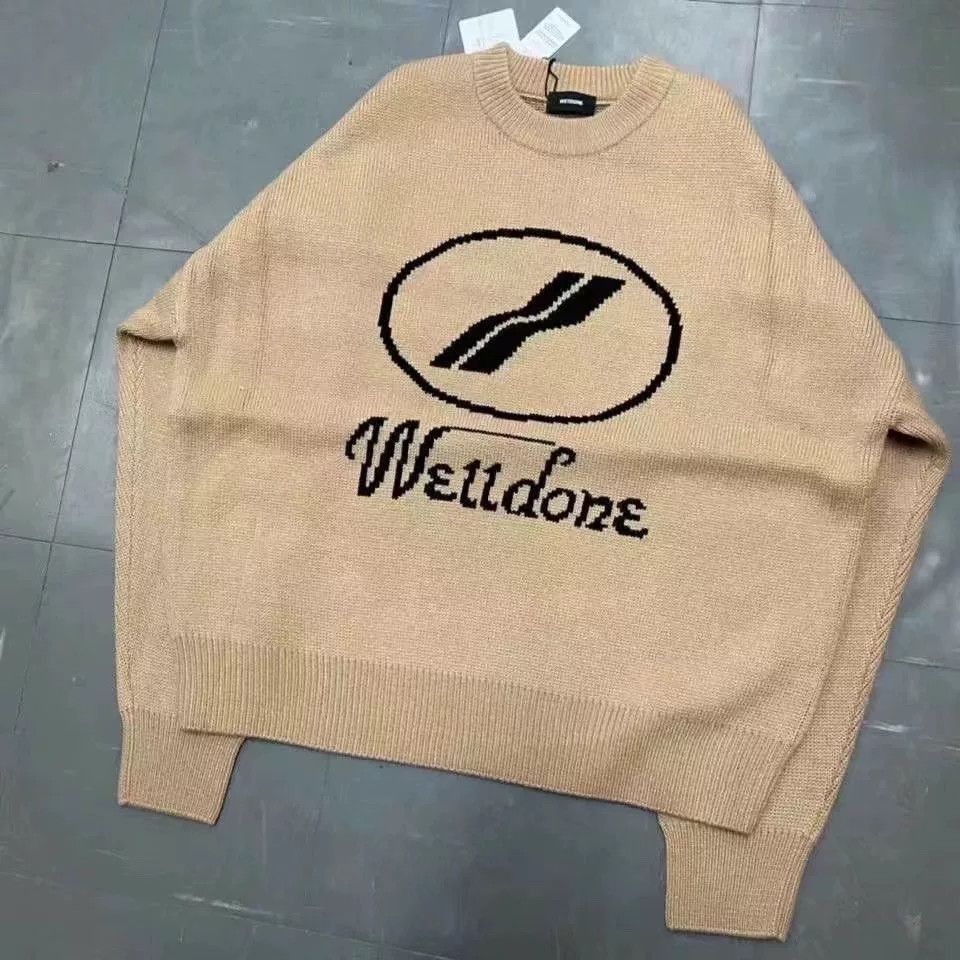 WE11DONE Welldone Graphic Knit Sweater Size US M / EU 48-50 / 2 - 2 Thumbnail