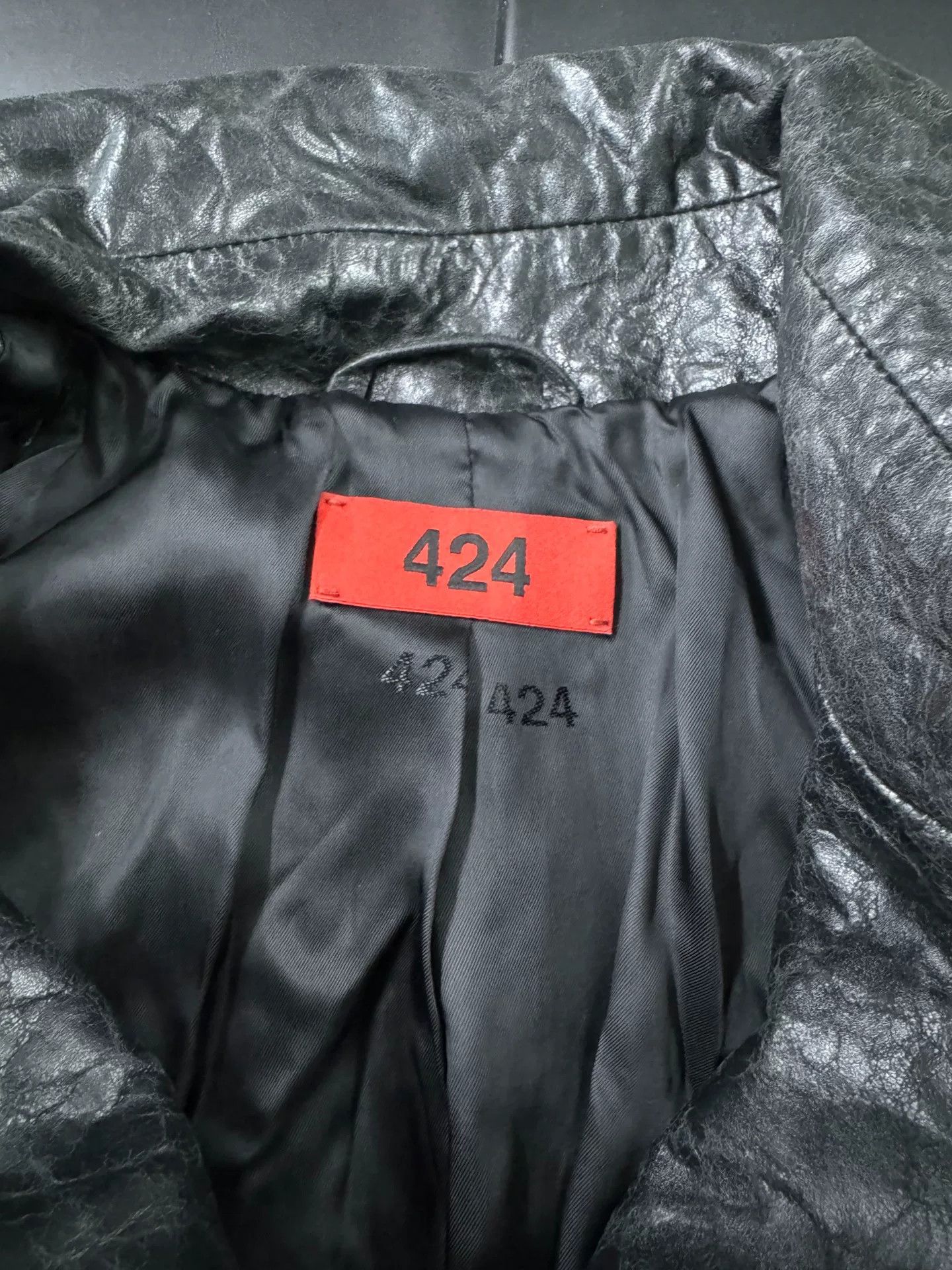 424 424 Inc Leather Jacket Kanye Style Size US M / EU 48-50 / 2 - 3 Thumbnail
