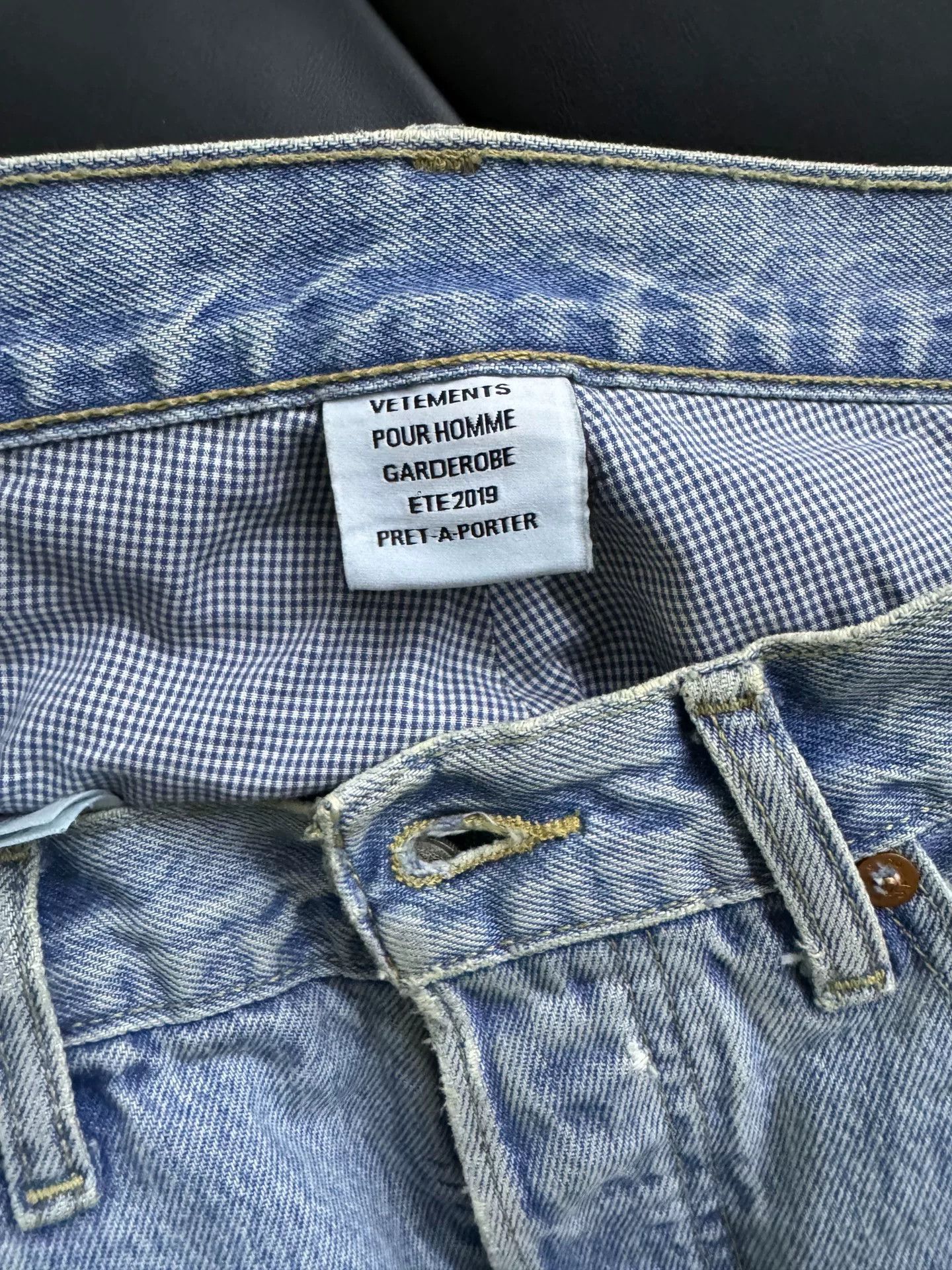 Vetements Vetements Denim with Distressed Details Size US 28 / EU 44 - 5 Thumbnail