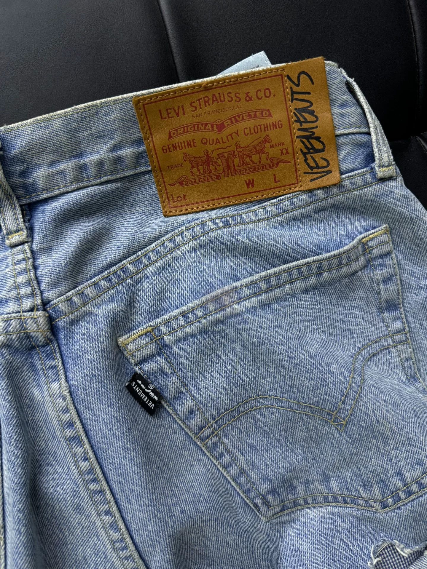 Vetements Vetements Denim with Distressed Details Size US 28 / EU 44 - 4 Thumbnail