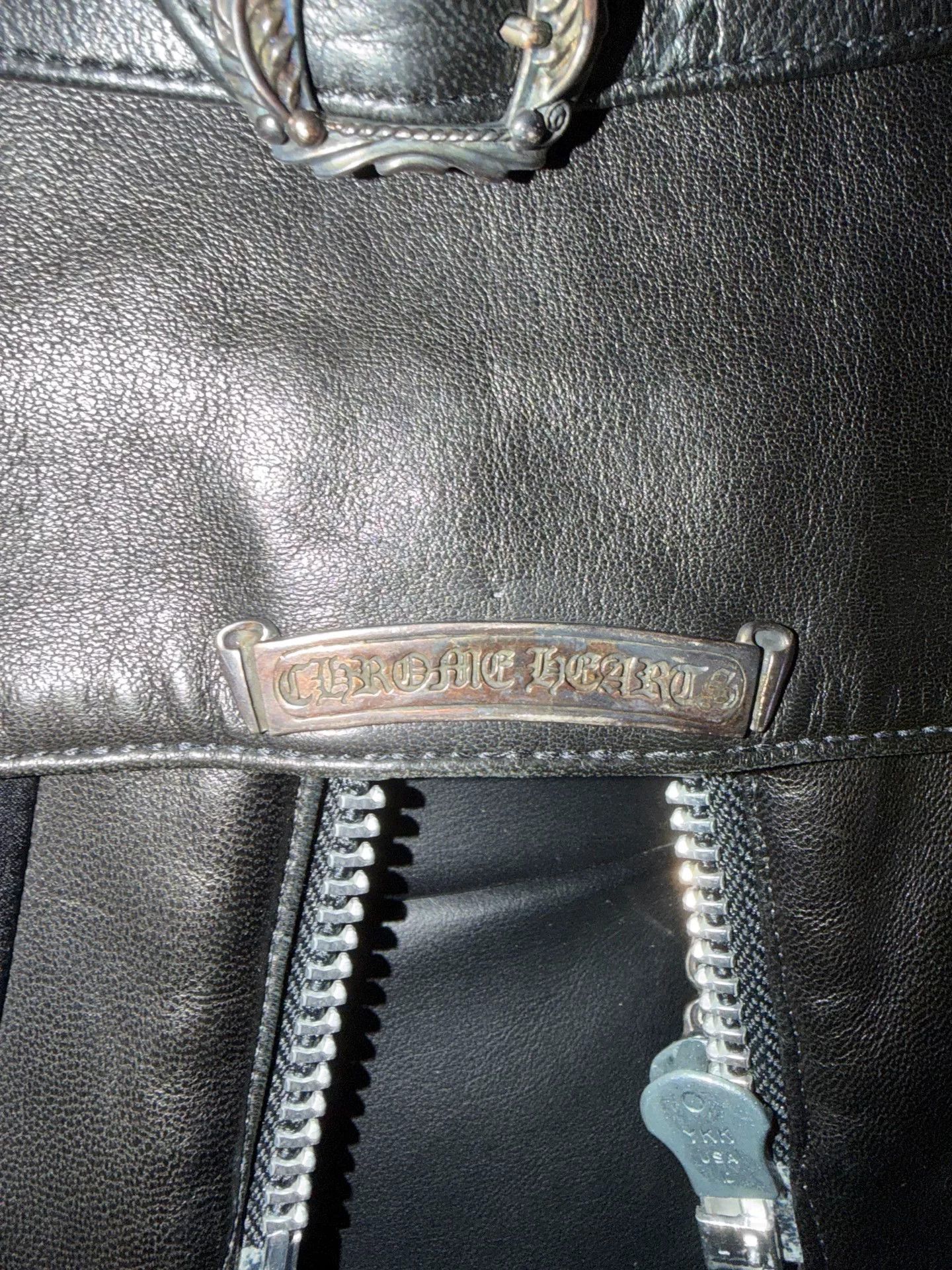 Chrome Hearts Chrome Hearts Black Leather Vest Size US M / EU 48-50 / 2 - 5 Thumbnail