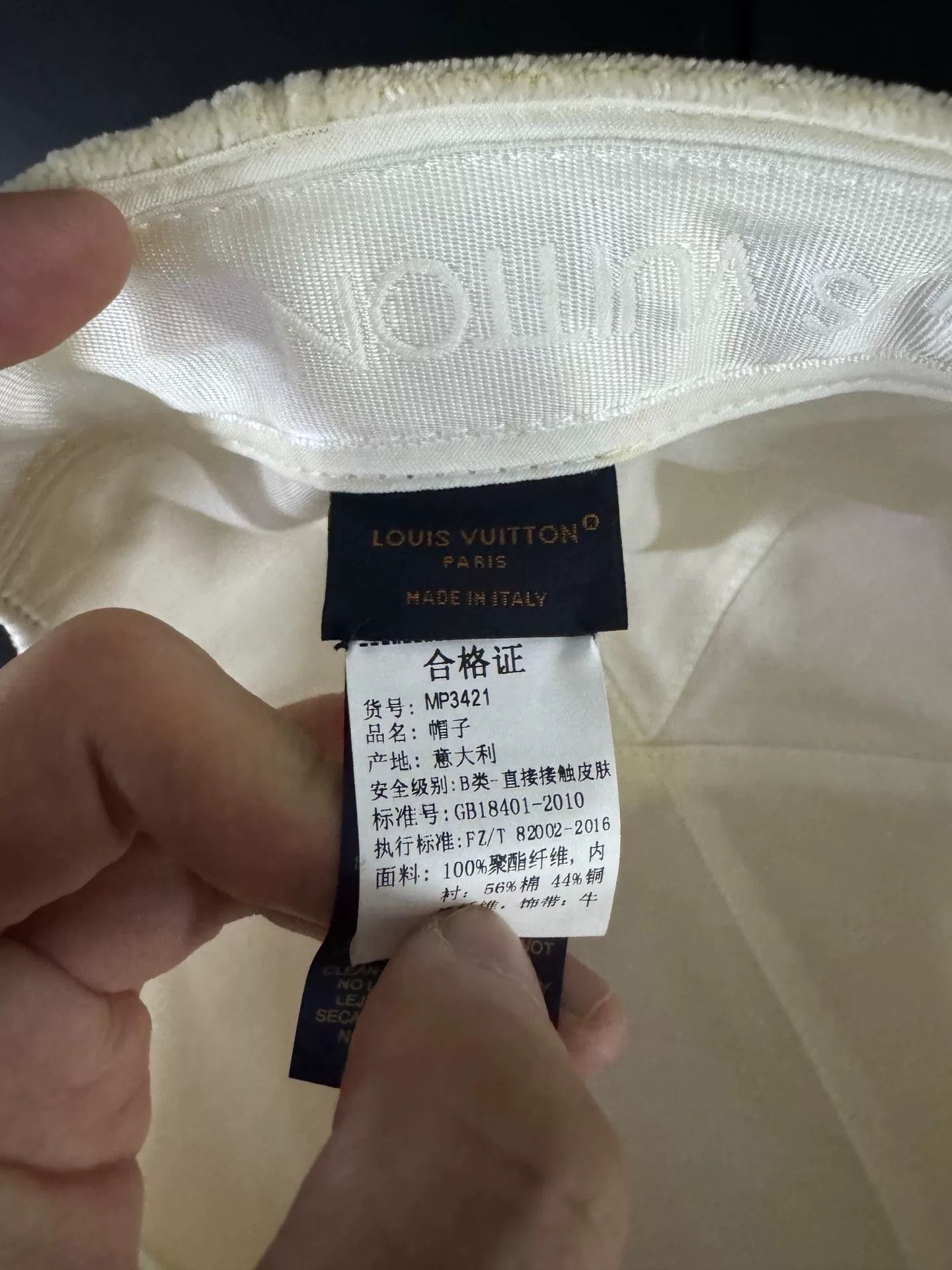 Louis Vuitton Louis Vuitton Velour Baseball Cap Size ONE SIZE - 5 Thumbnail