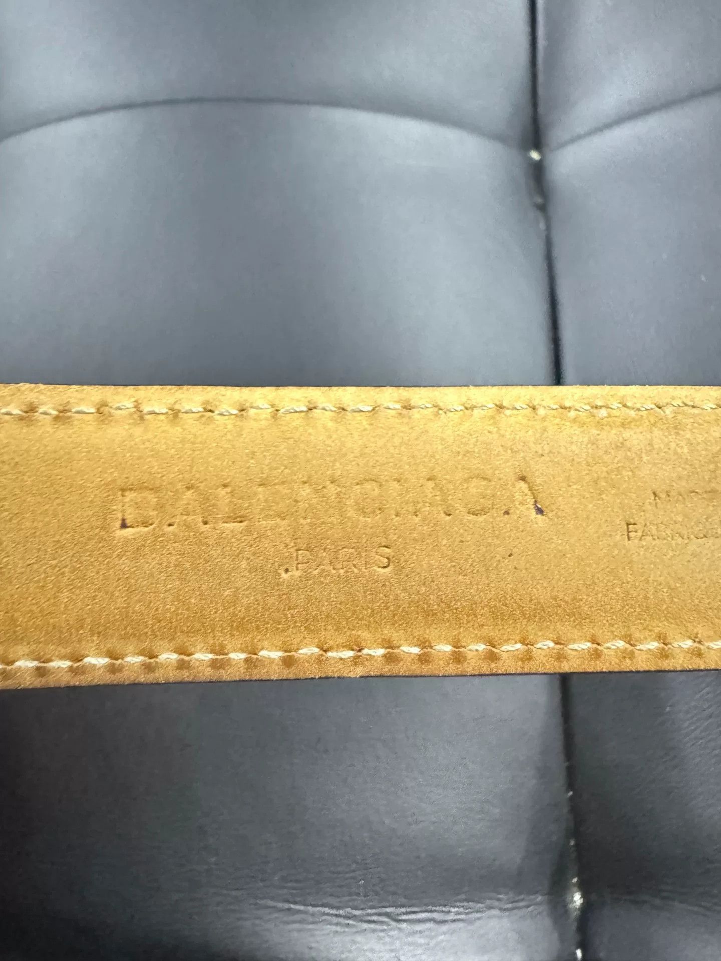 Balenciaga Balenciaga Leather Waist Belt in Orange Size ONE SIZE - 3 Thumbnail