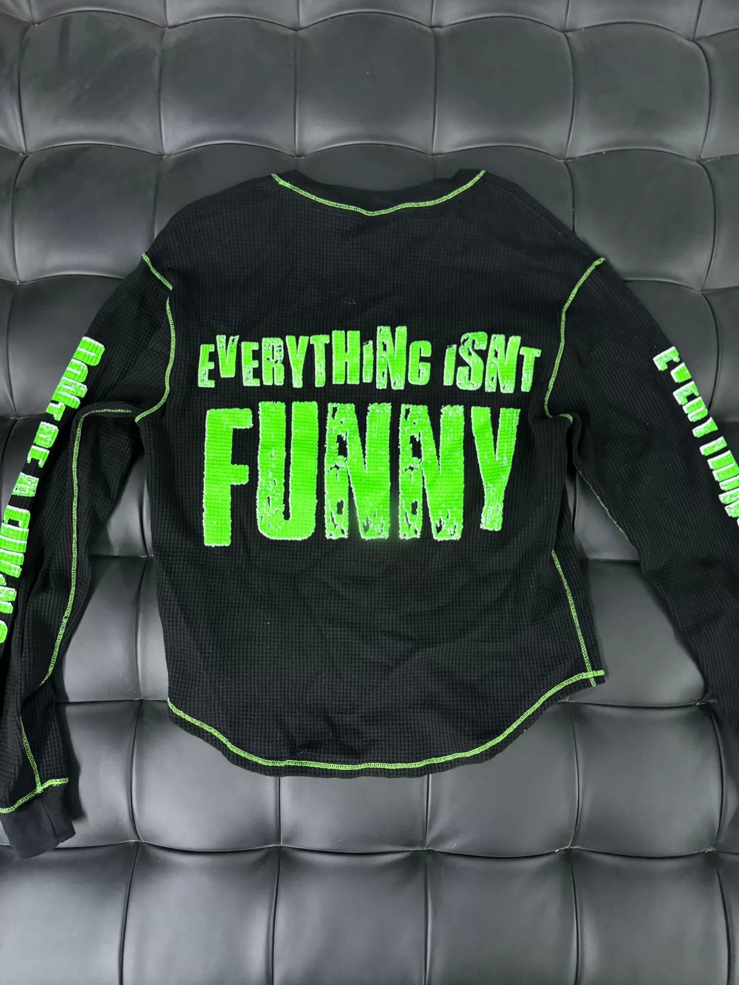 Vlone Vlone Green Choker Long Sleeve Shirt Size US M / EU 48-50 / 2 - 5 Thumbnail