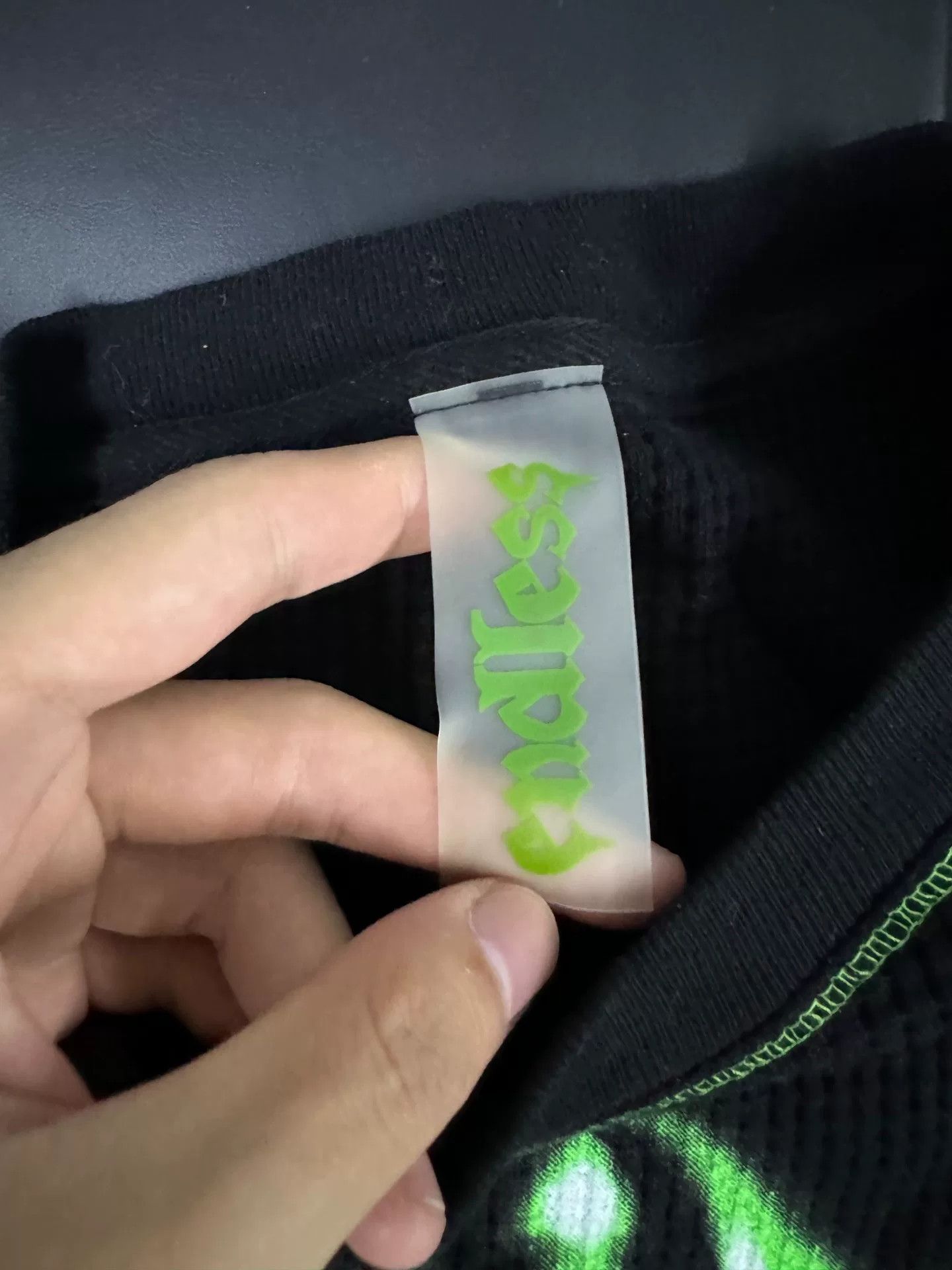 Vlone Vlone Green Choker Long Sleeve Shirt Size US M / EU 48-50 / 2 - 2 Thumbnail