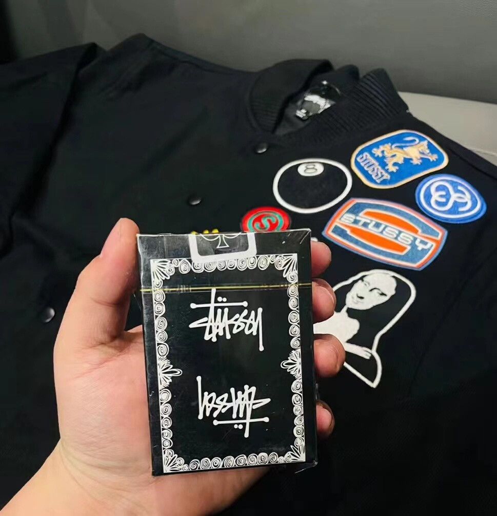Stussy Stussy Embroidered Baseball Jacket Size US M / EU 48-50 / 2 - 6 Thumbnail