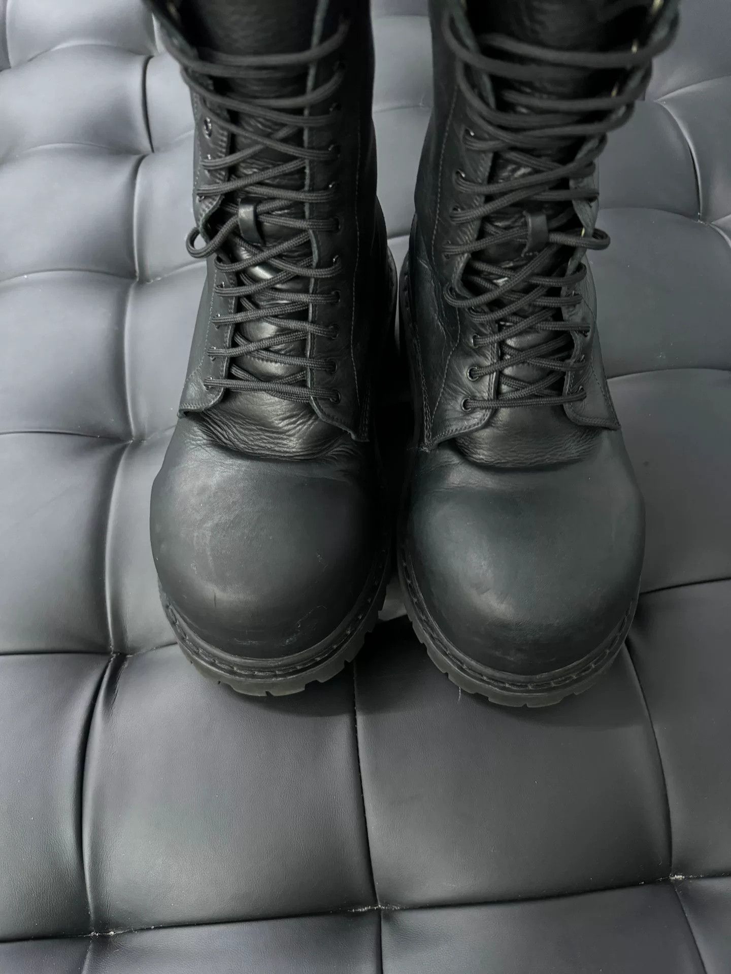 Balenciaga Balenciaga Stomper Black Lace-Up Boots Size US 8 / EU 41 - 3 Thumbnail