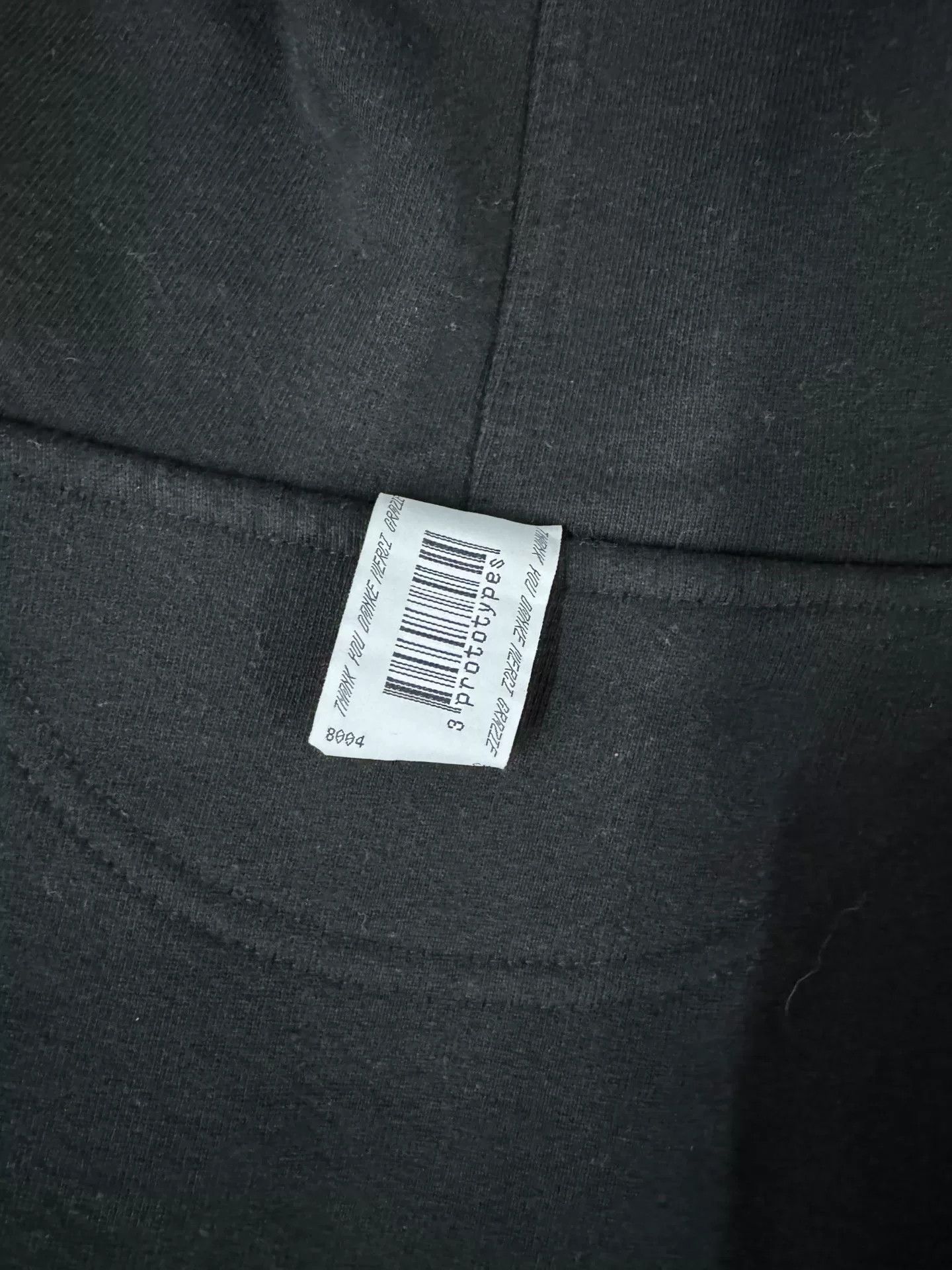 Prototypes Prototypes Black Hoodie with Gloves Size US S / EU 44-46 / 1 - 5 Thumbnail