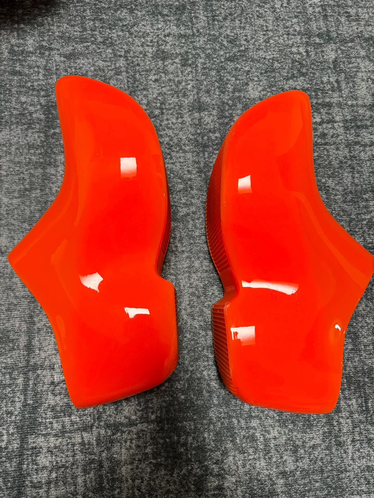 Balenciaga Balenciaga Technoclog Orange Wooden Clogs Size US 9 / IT 39 - 2 Thumbnail