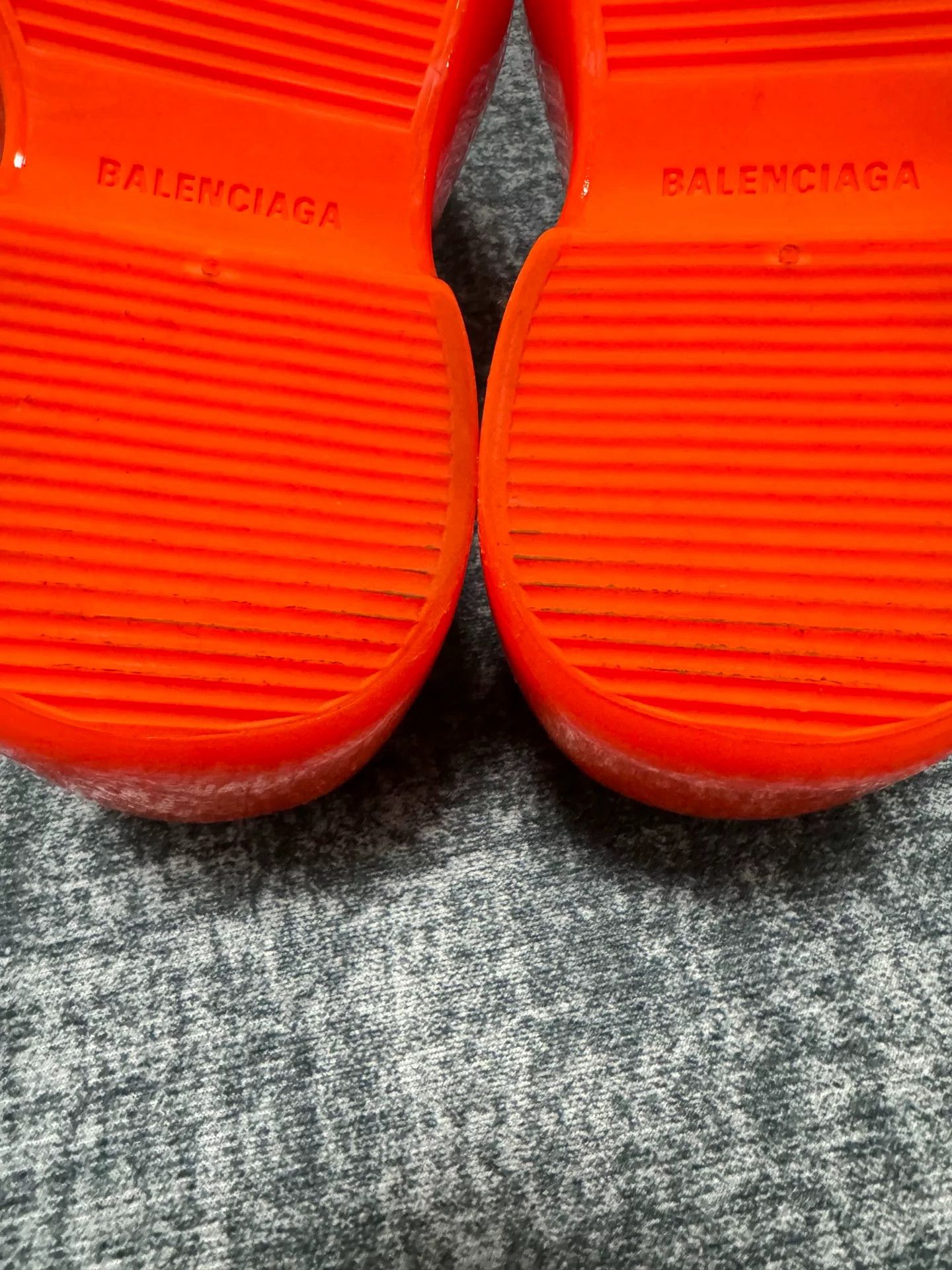 Balenciaga Balenciaga Technoclog Orange Wooden Clogs Size US 9 / IT 39 - 3 Thumbnail