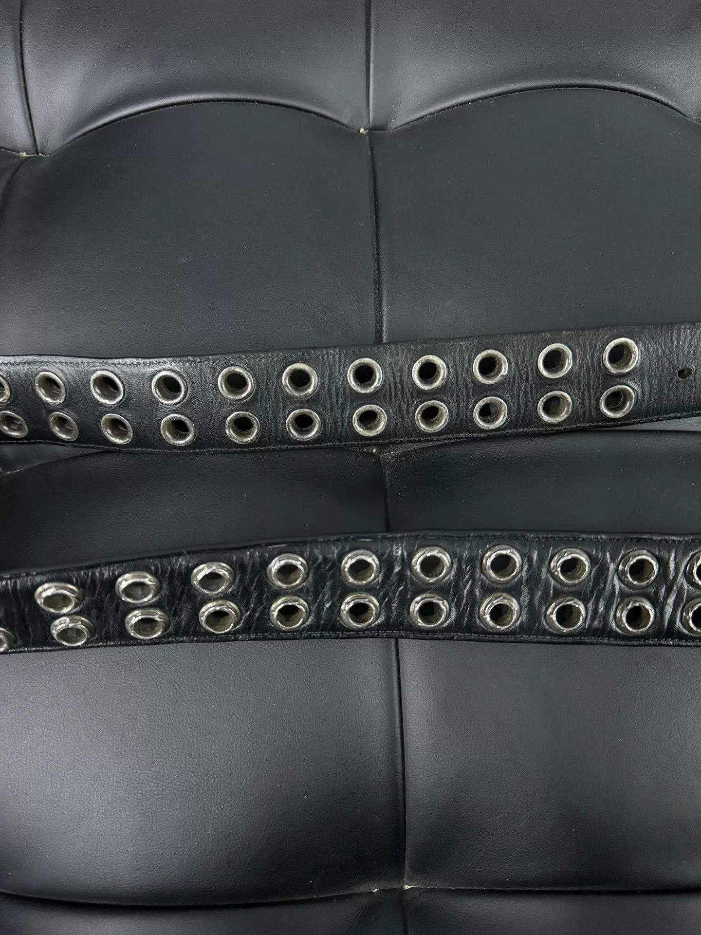 Chrome Hearts Chrome Hearts Punctured Belt with Silver Studs Size ONE SIZE - 4 Thumbnail