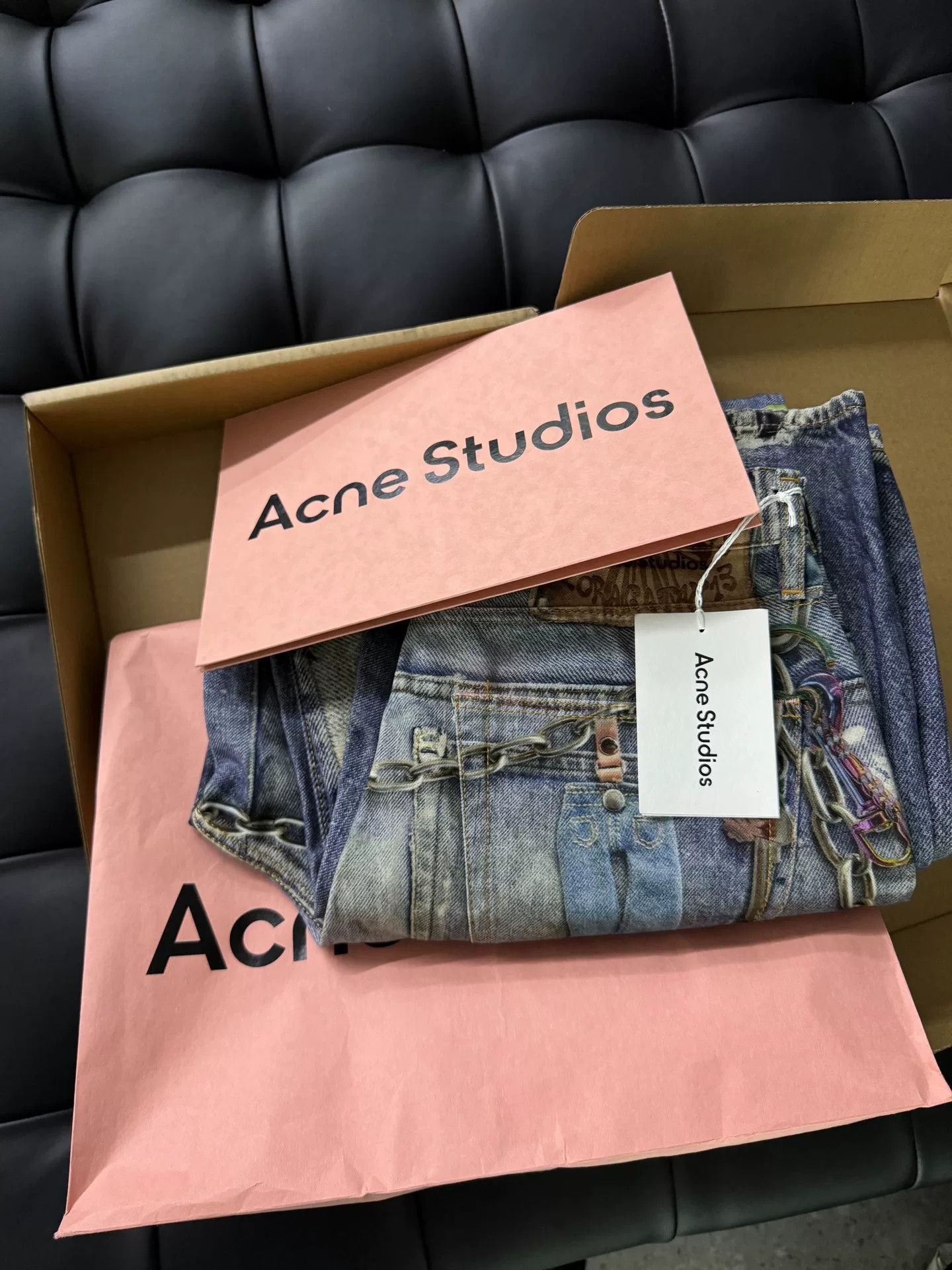 Acne Studios Acne Studios 3D Printed Denim Pants Size US 32 / EU 48 - 5 Thumbnail