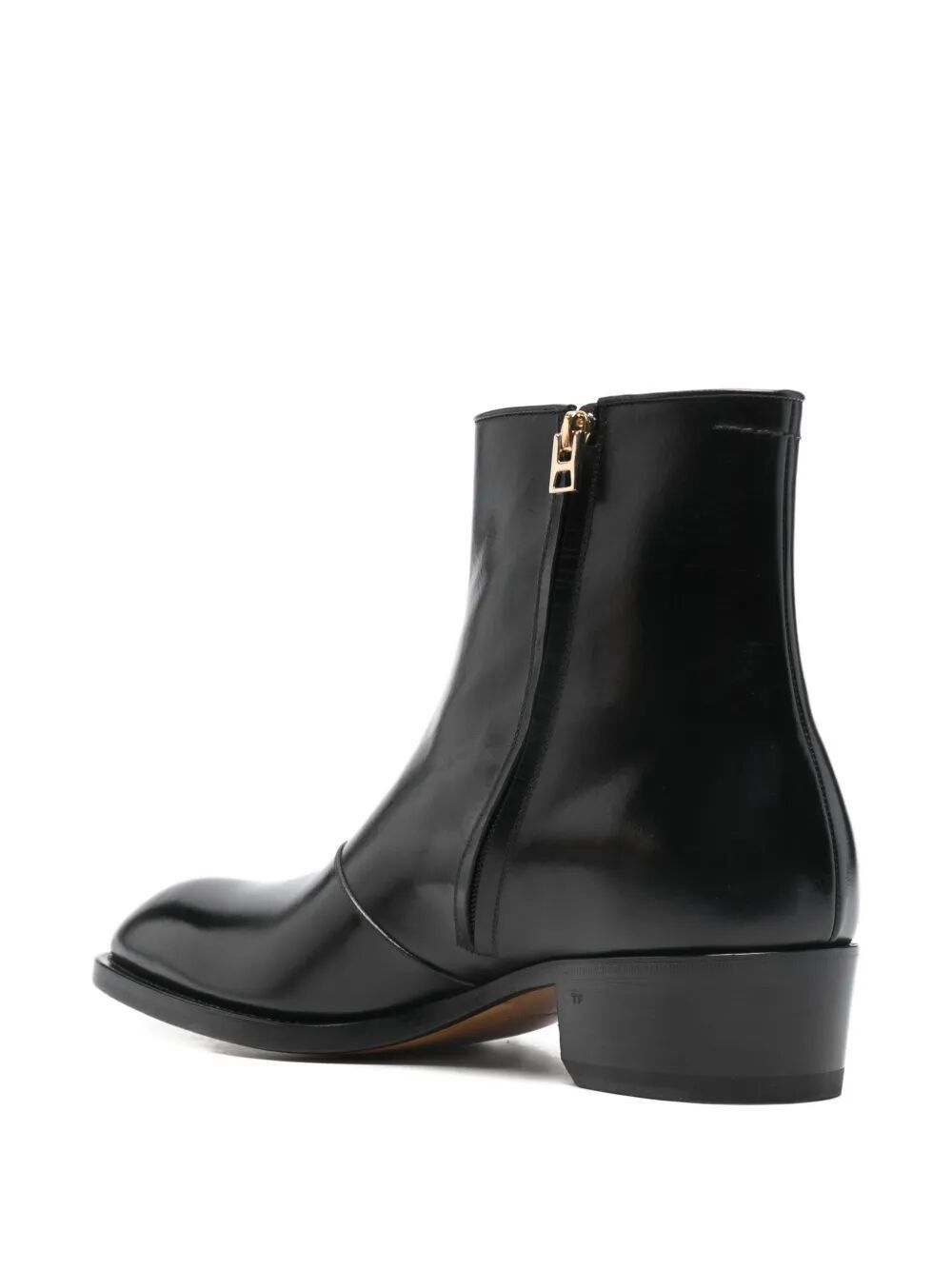 Tom Ford BURNISHED LEATHER CHELSEA BOOTS Size US 9 / EU 42 - 3 Thumbnail
