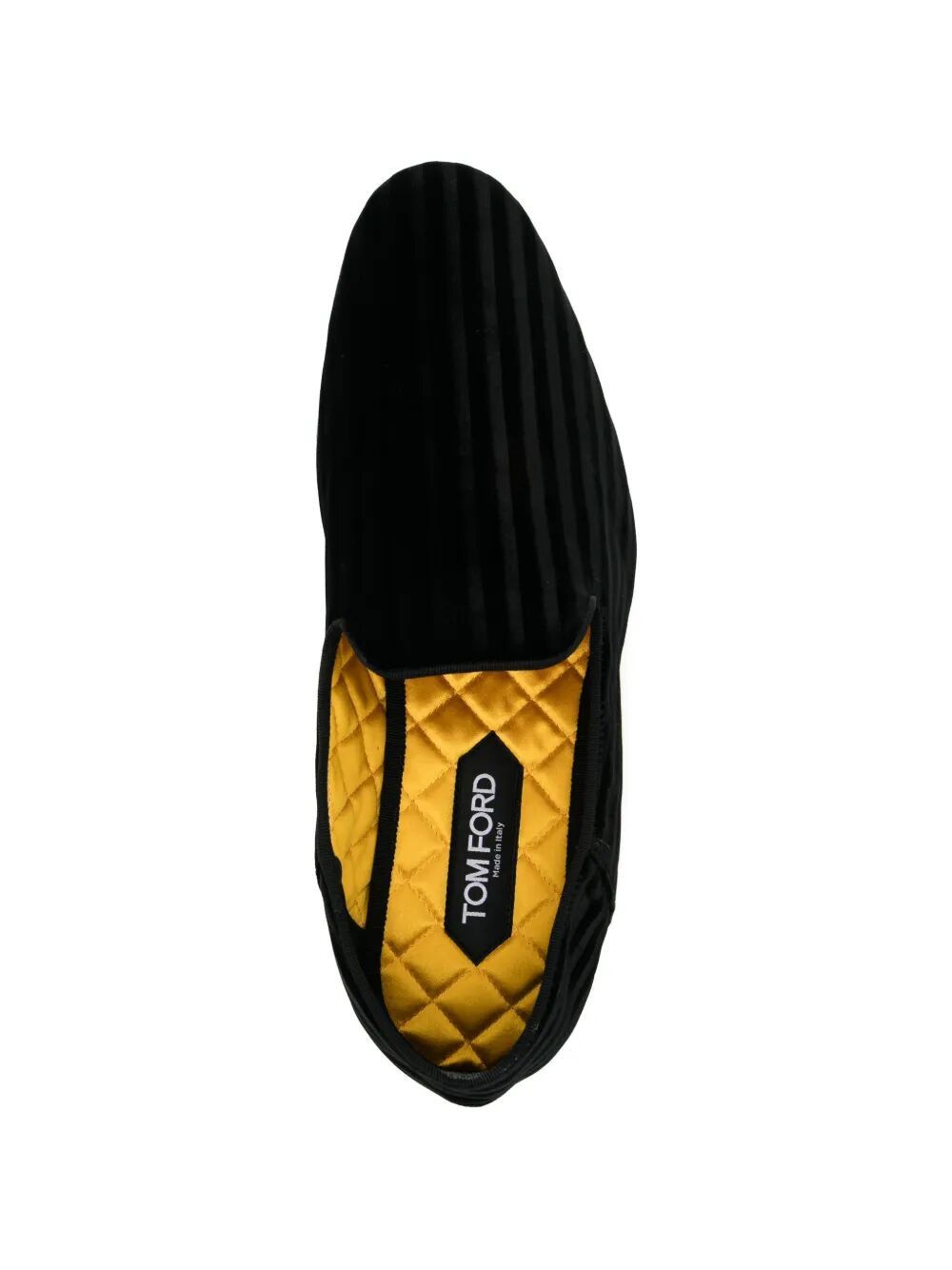 STRIPES VELVET FORMAL LOAFER