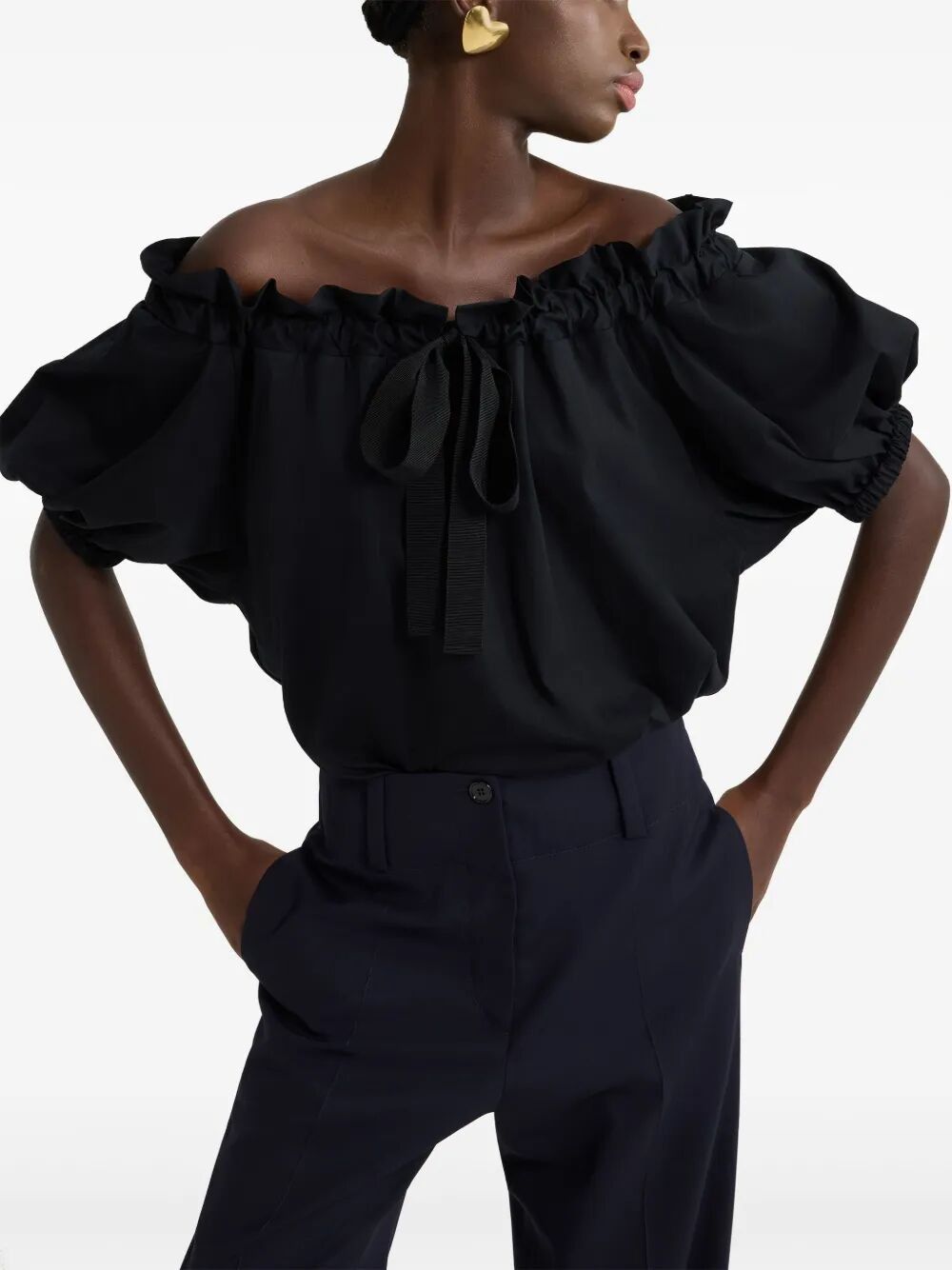 Patou VOLUME JERSEY TOP Size L / US 10 / IT 46 - 5 Thumbnail