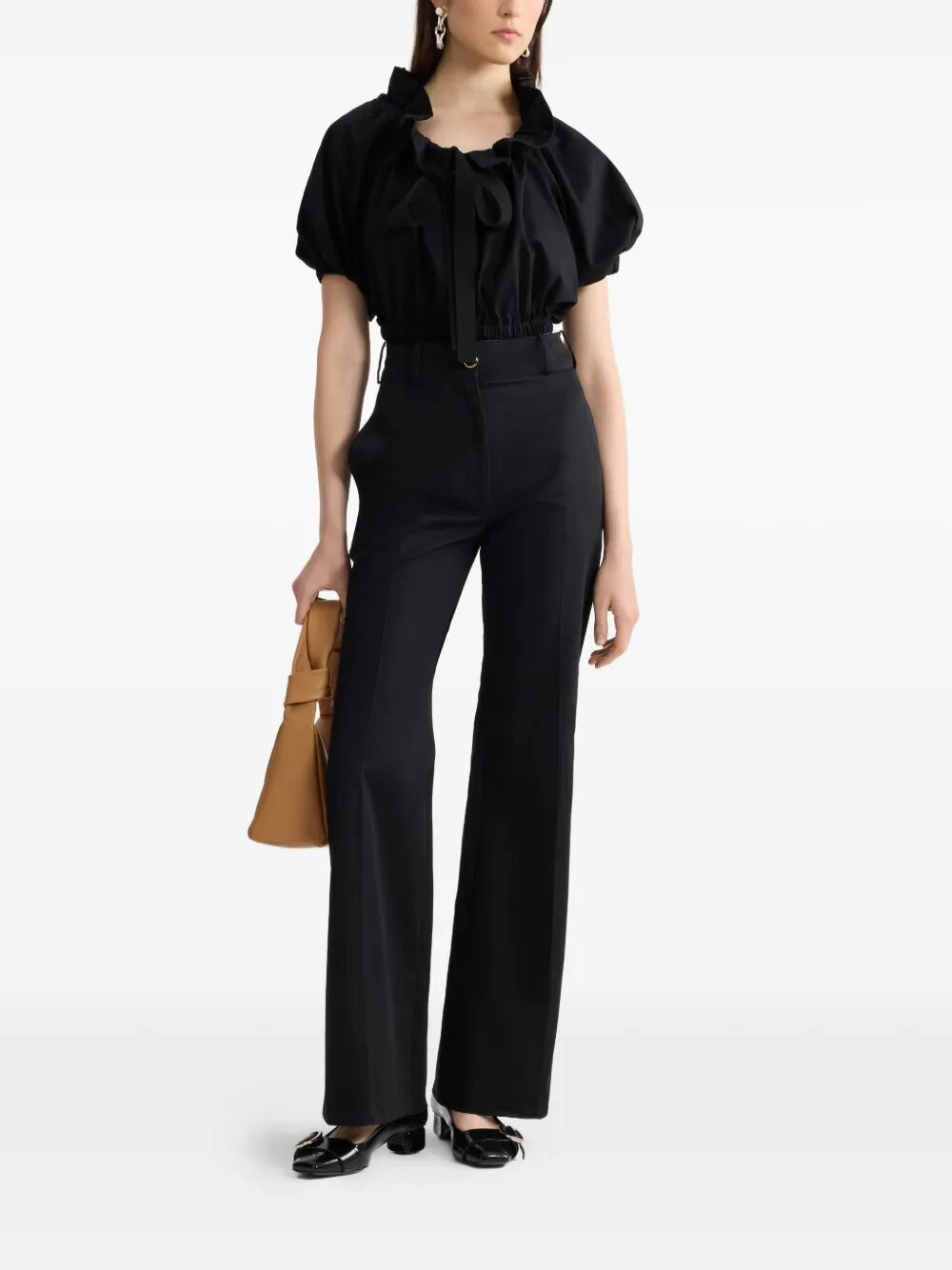 Patou CROPPED VOLUME JERSEY TOP Size M / US 6-8 / IT 42-44 - 7 Thumbnail
