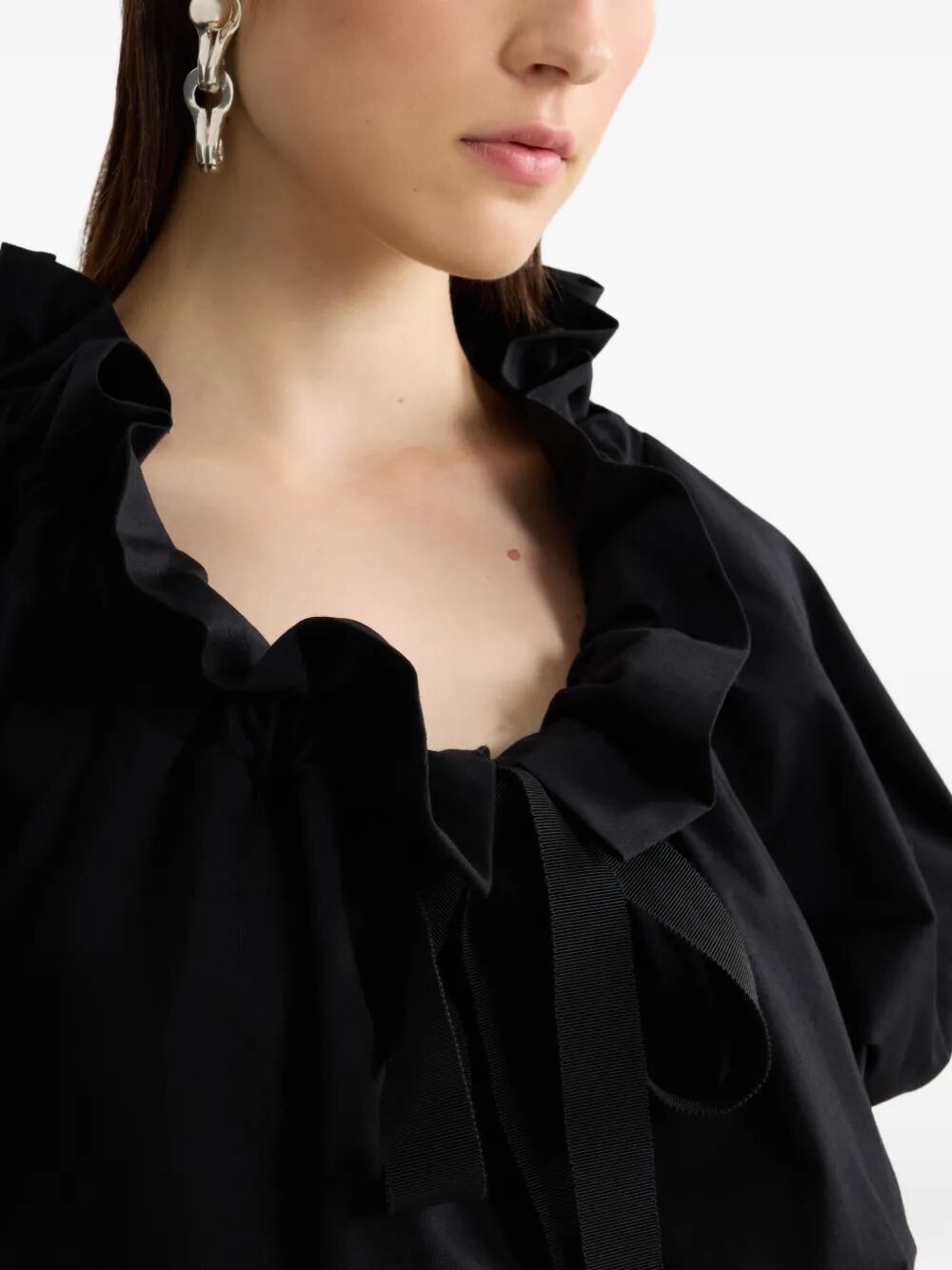 Patou CROPPED VOLUME JERSEY TOP Size M / US 6-8 / IT 42-44 - 5 Thumbnail