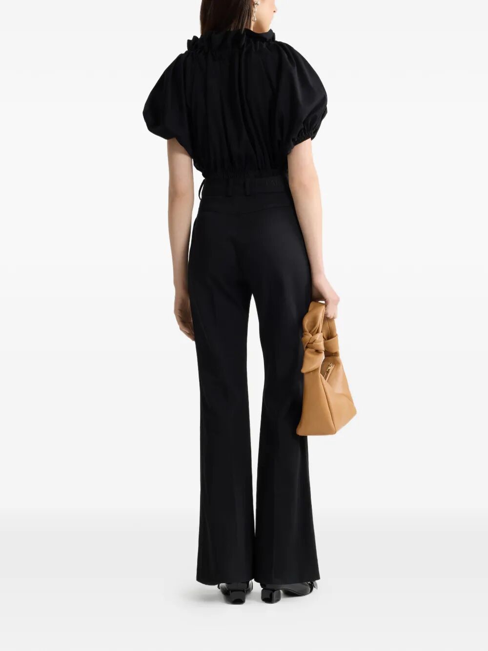 Patou CROPPED VOLUME JERSEY TOP Size M / US 6-8 / IT 42-44 - 4 Thumbnail