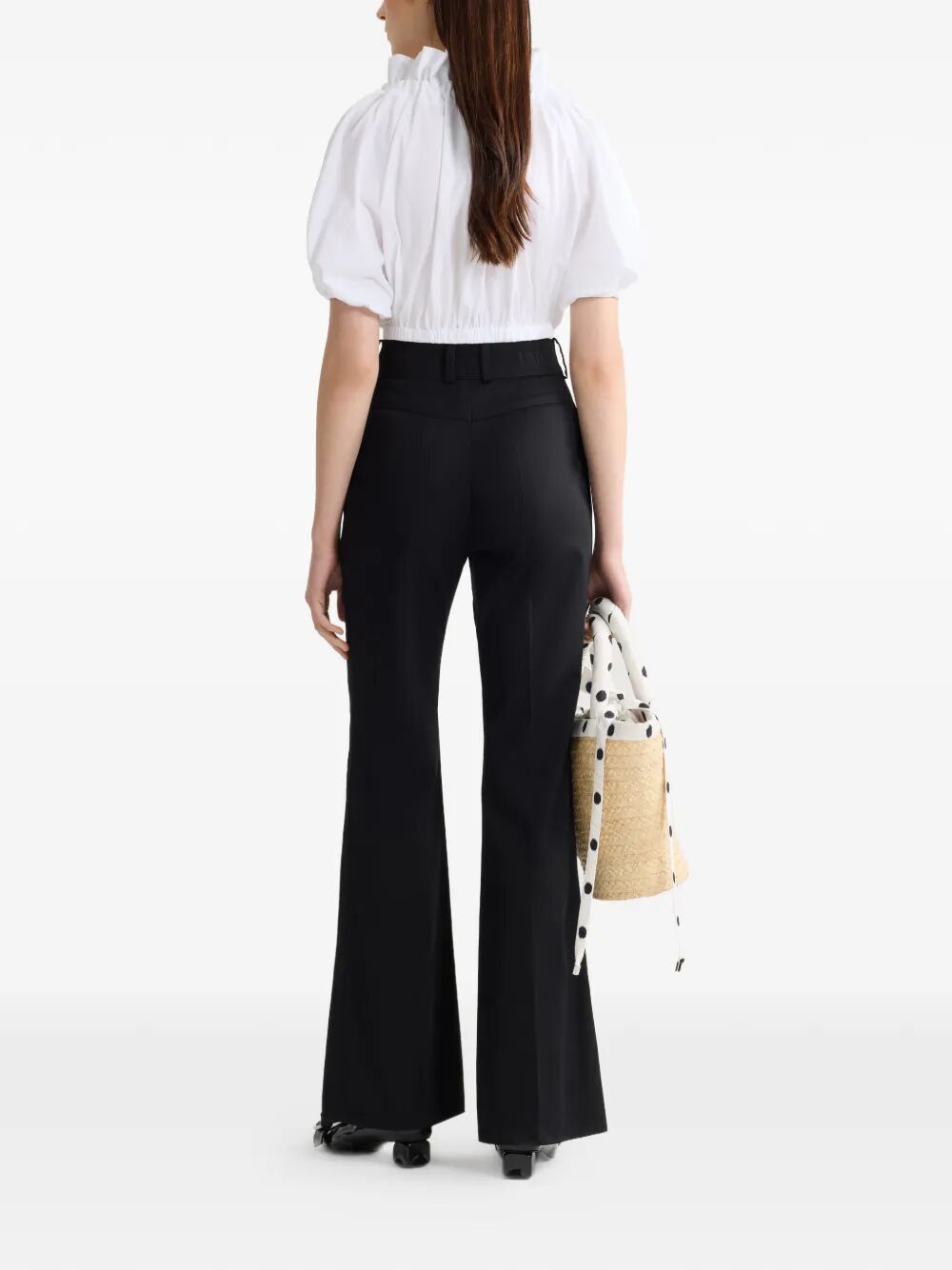 Patou CROPPED VOLUME JERSEY TOP Size S / US 4 / IT 40 - 6 Thumbnail