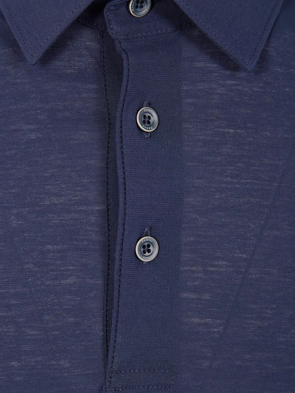 Herno JERSEY VOILE CREPE SHORT SLEEVES POLO SHIRT Size US M / EU 48-50 / 2 - 5 Thumbnail