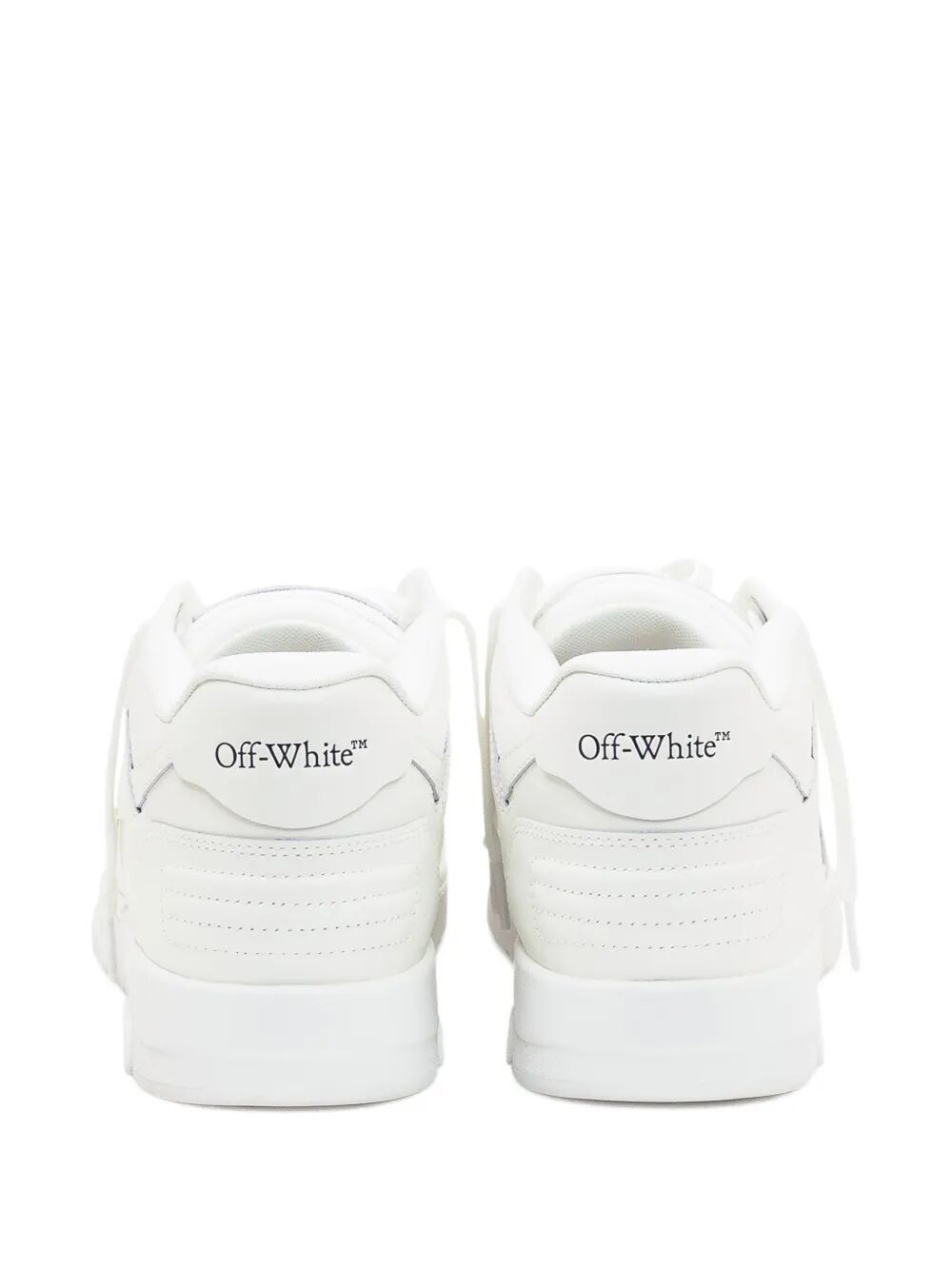 Off-White "M-OUT OF OFFICE" CALF LEATHER SNEAKERS Size US 12 / EU 45 - 3 Thumbnail