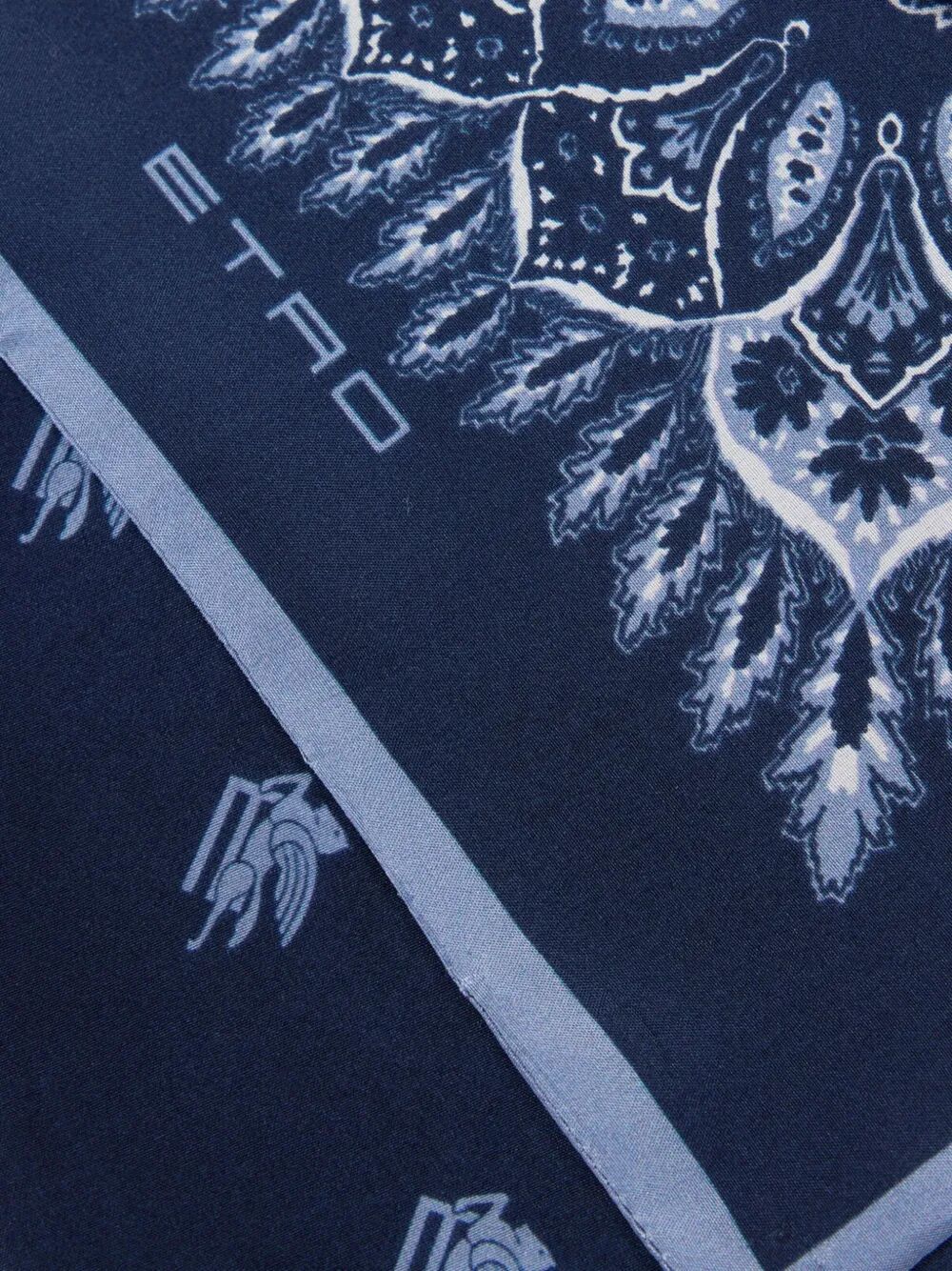 Etro TRIANGLE FOULARD PRINT SCARF Size ONE SIZE - 4 Thumbnail