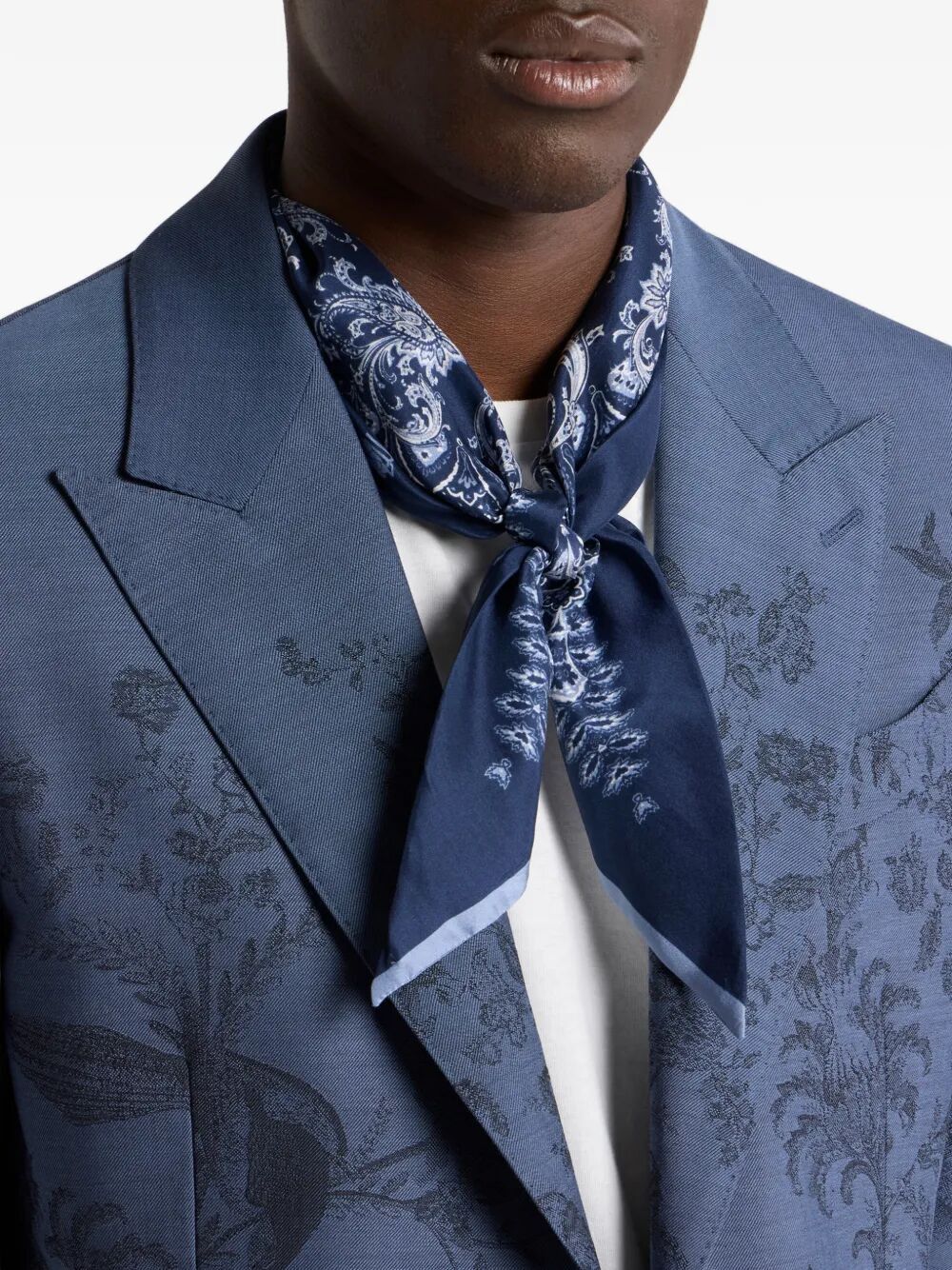 Etro TRIANGLE FOULARD PRINT SCARF Size ONE SIZE - 2 Thumbnail