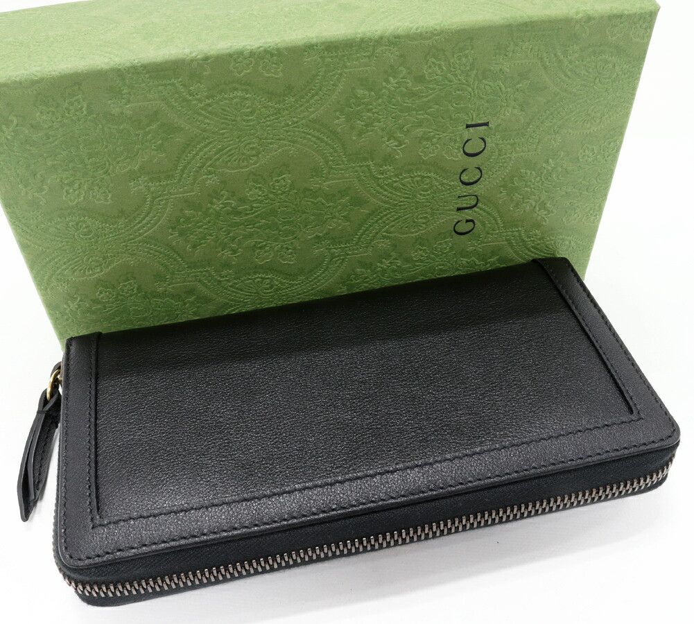 Gucci Gucci Gucci GG Marmont Diana Bamboo Calf Zip Around Wallet Leather Long Wallet 658634 DUTY FREE for USA Size ONE SIZE - 2 Thumbnail