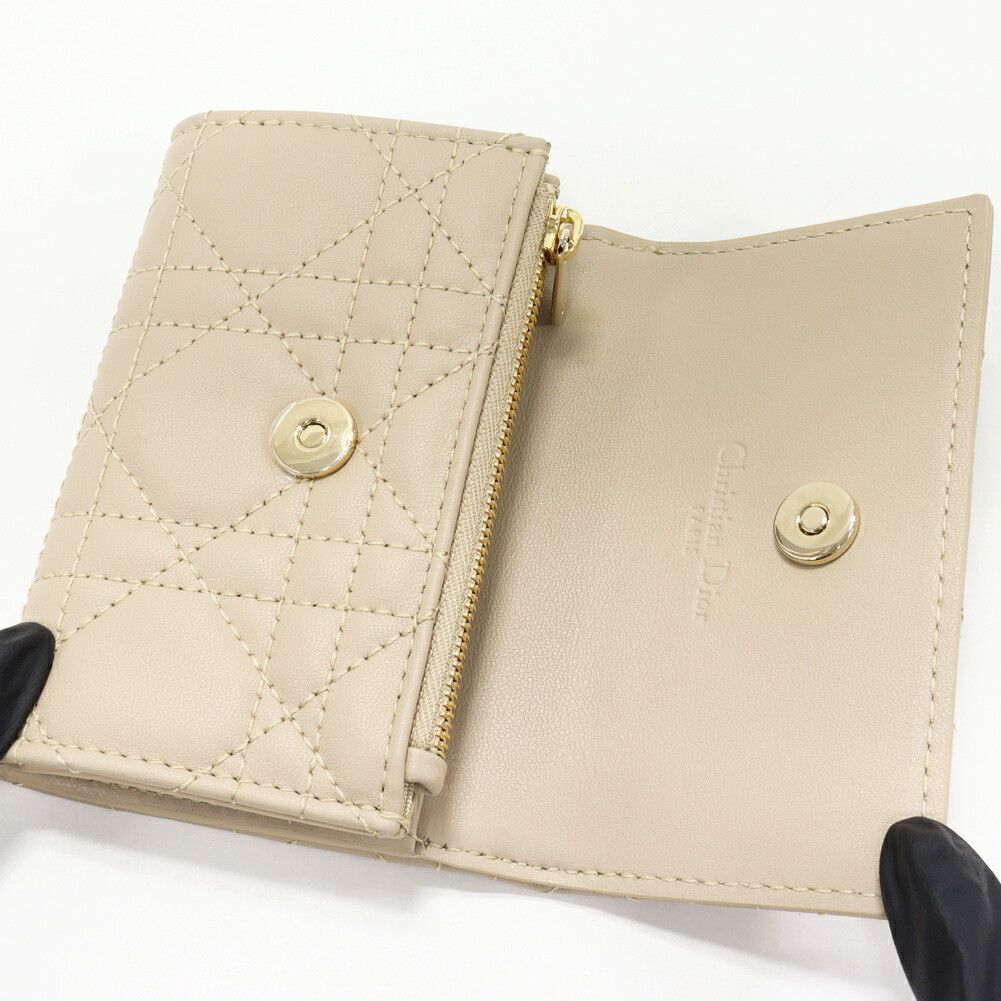 Dior Dior Dior MyDior Lambskin Bifold Card Case Leather Card Case S0966ONMJ_M51U DUTY FREE for USA Size ONE SIZE - 3 Thumbnail