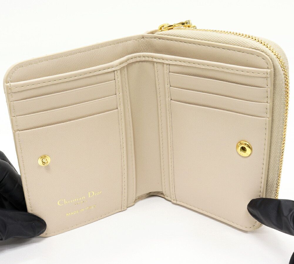 Dior Dior Dior Joli Scarlet Lambskin Wallet Leather Short Wallet DUTY FREE for USA Size ONE SIZE - 3 Thumbnail
