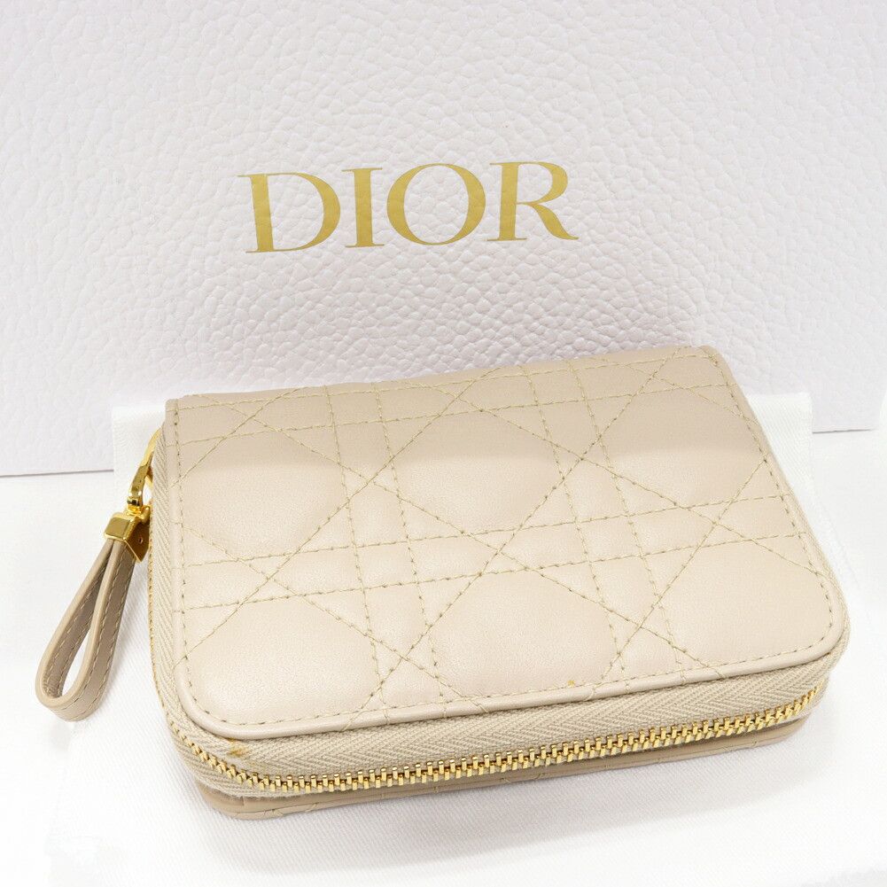 Dior Dior Dior Joli Scarlet Lambskin Wallet Leather Short Wallet DUTY FREE for USA Size ONE SIZE - 2 Thumbnail