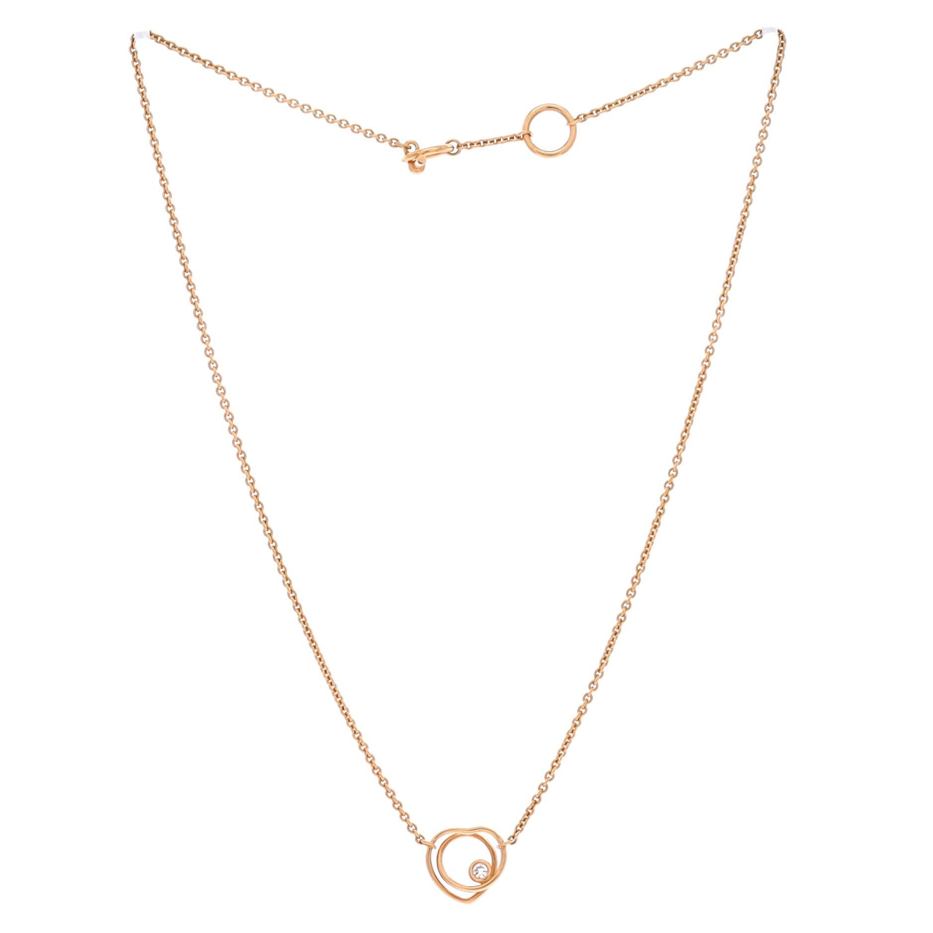 Hermes Vertige Coeur Pendant Necklace Size ONE SIZE - 2 Thumbnail