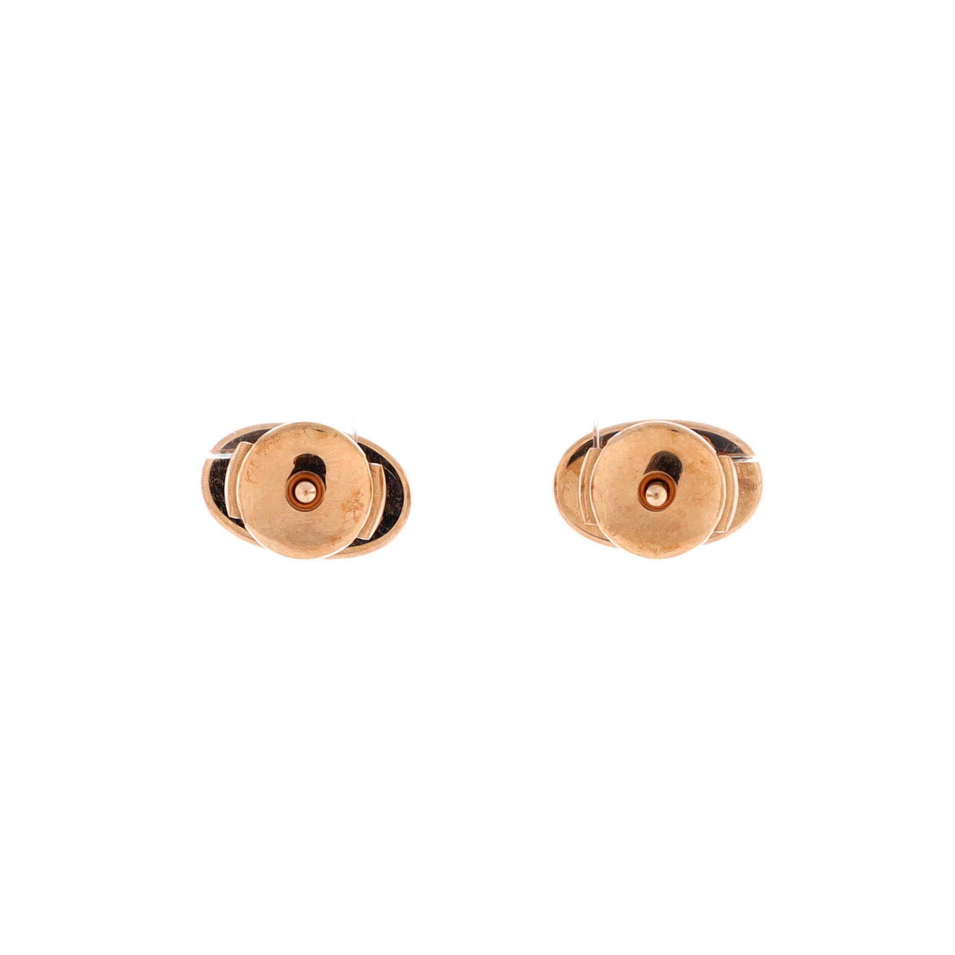 Hermes Chaine d'Ancre Contour Stud Earrings Size ONE SIZE - 3 Thumbnail