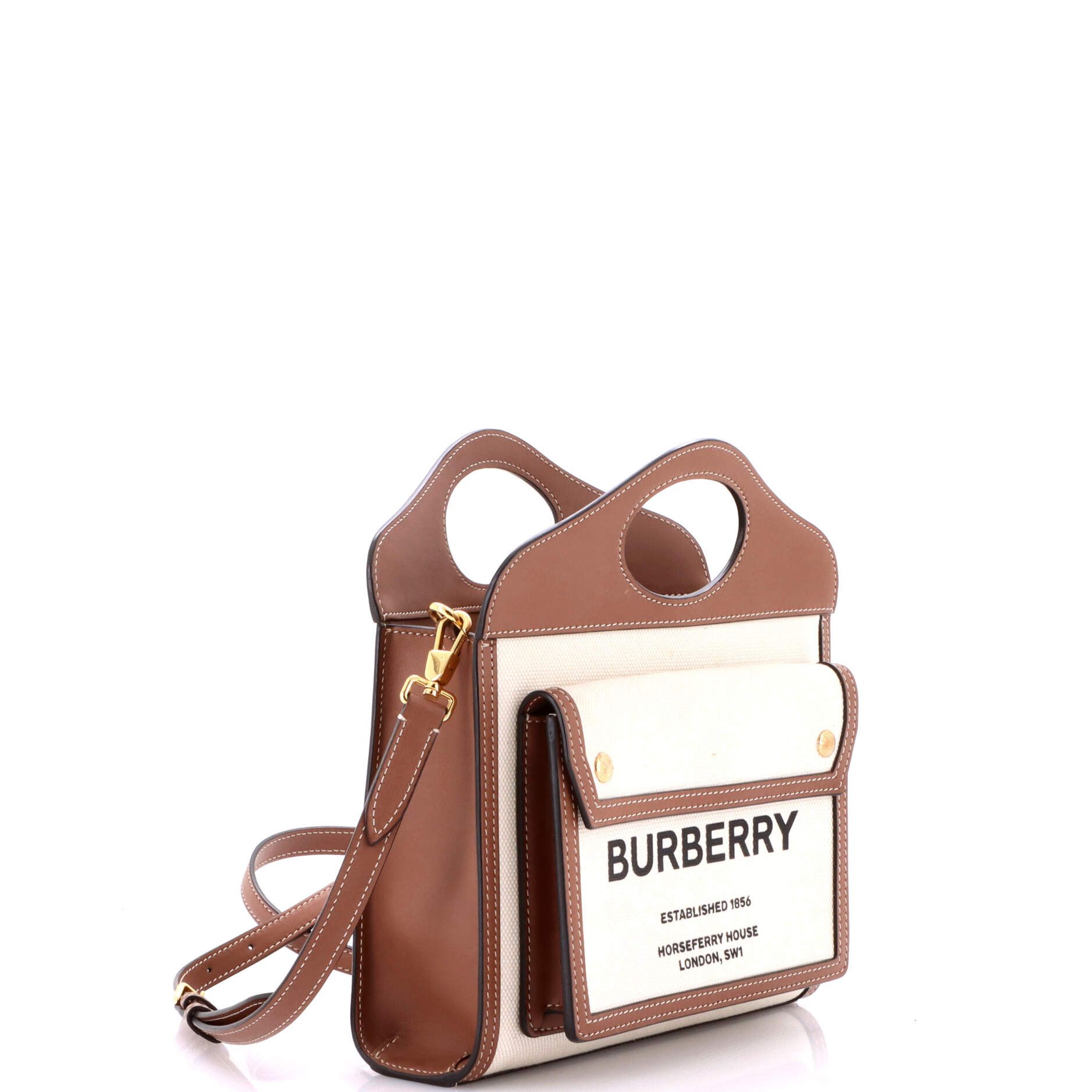 Burberry Logo Pocket Tote Size ONE SIZE - 2 Thumbnail