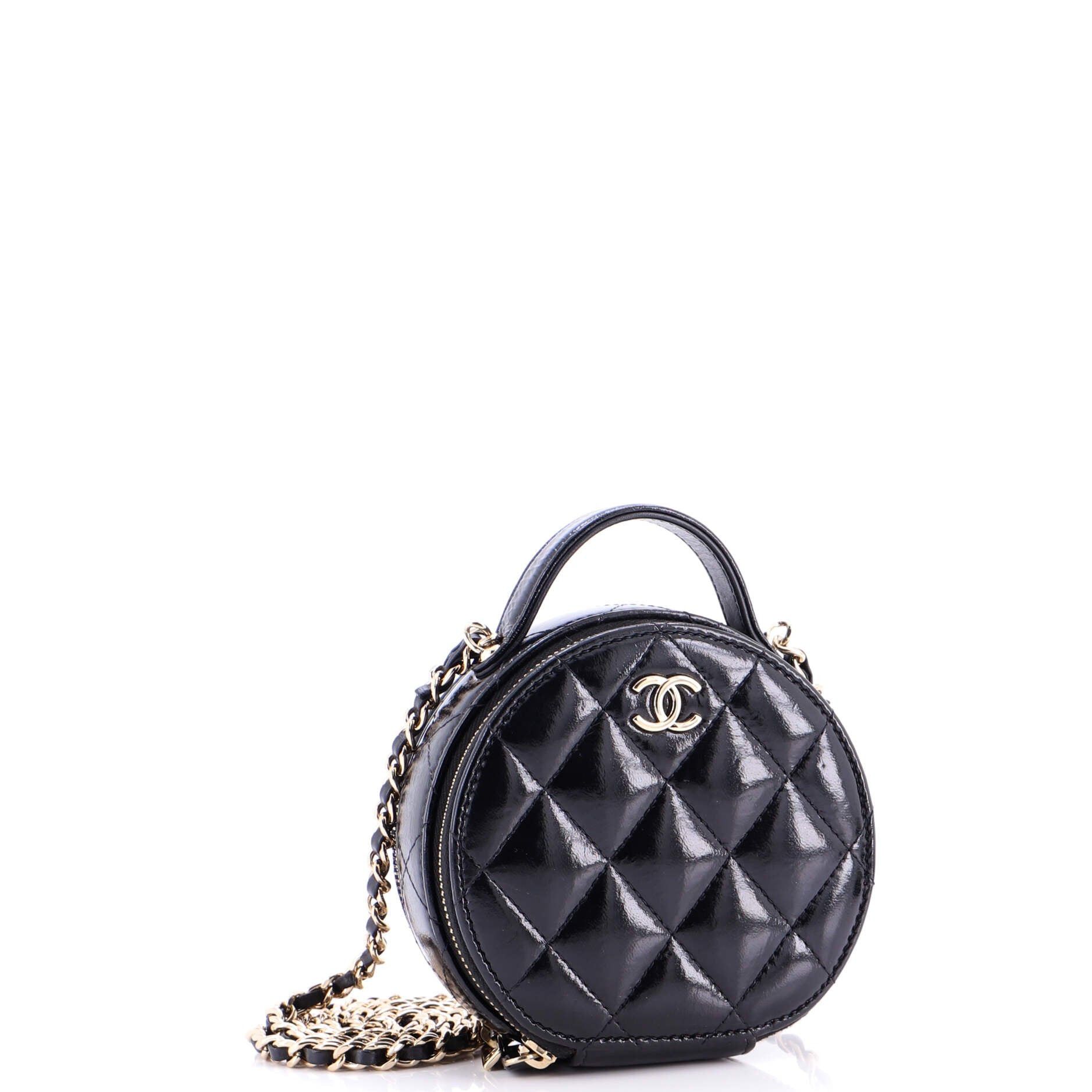 Chanel Handle with Care Round Vanity Case with Chain Size ONE SIZE - 2 Thumbnail