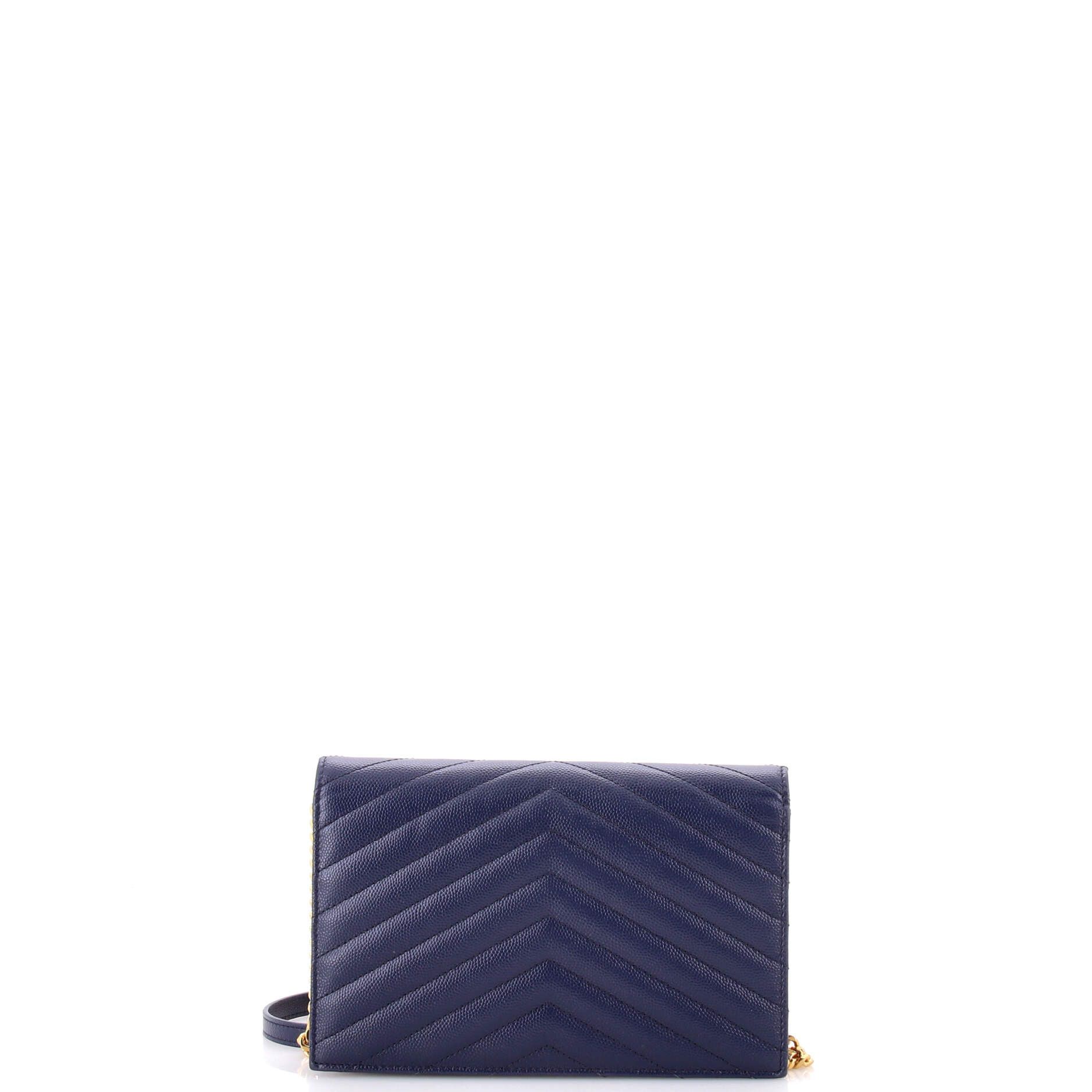 Saint Laurent Paris Classic Monogram Wallet on Chain Size ONE SIZE - 3 Thumbnail