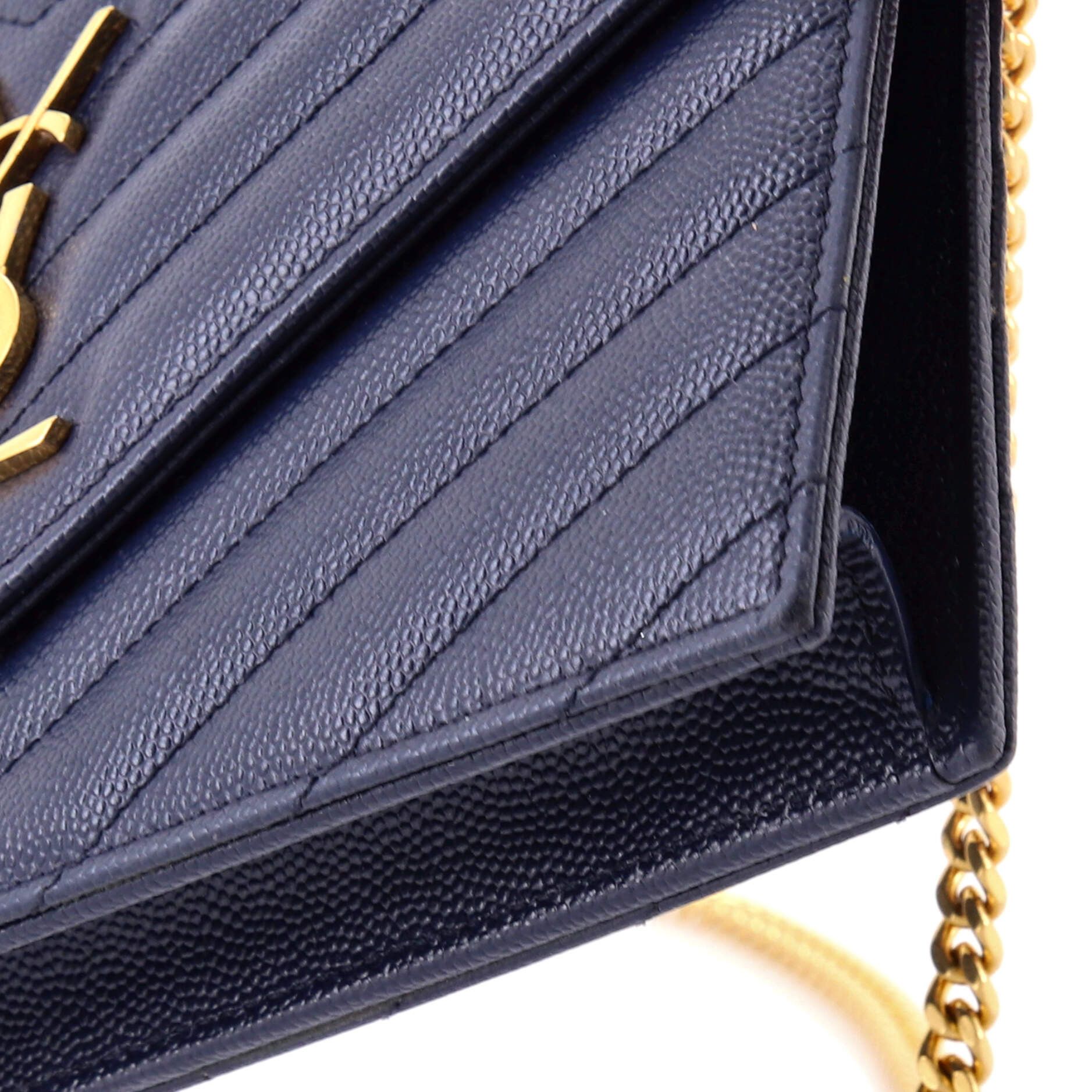 Saint Laurent Paris Classic Monogram Wallet on Chain Size ONE SIZE - 6 Thumbnail
