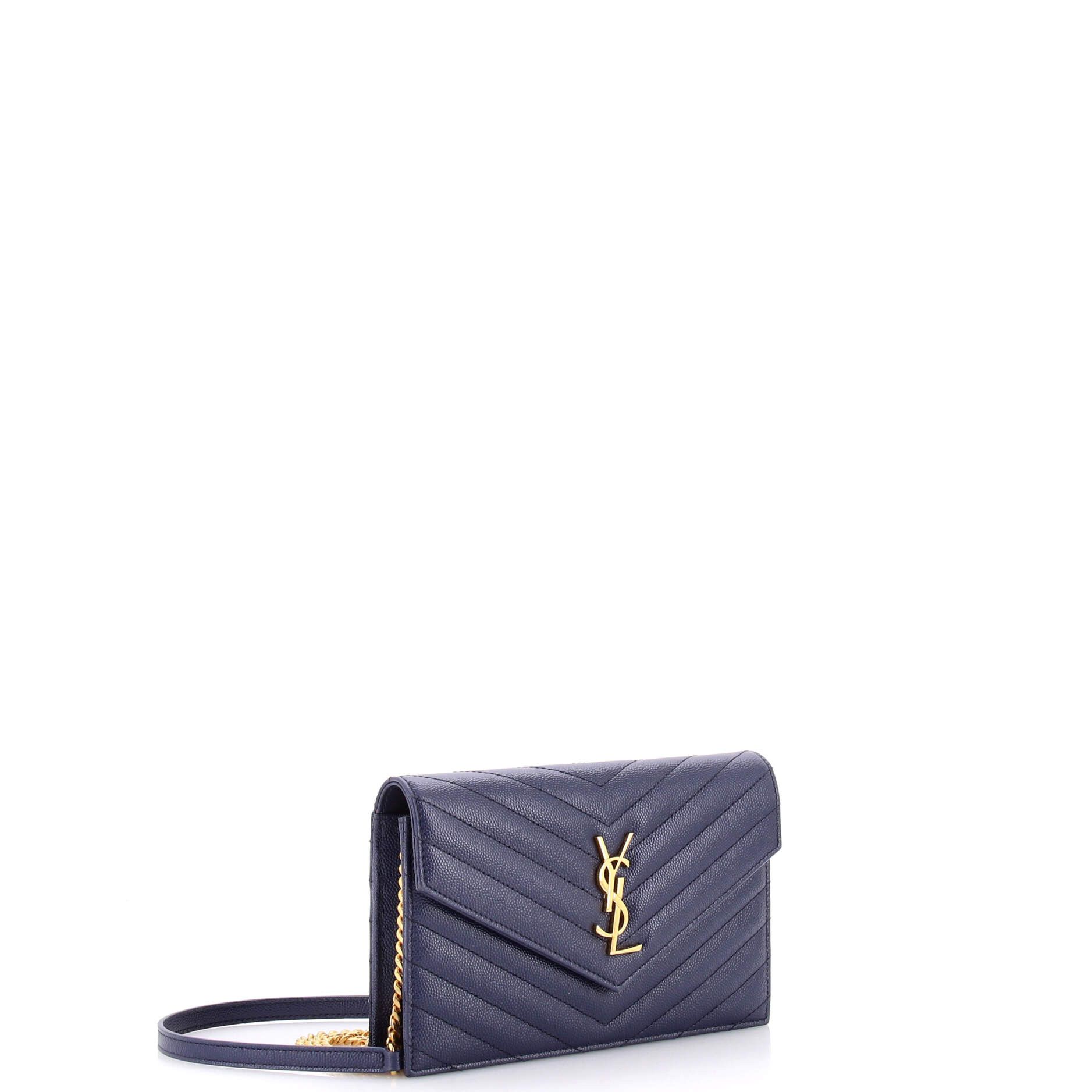 Saint Laurent Paris Classic Monogram Wallet on Chain Size ONE SIZE - 2 Thumbnail