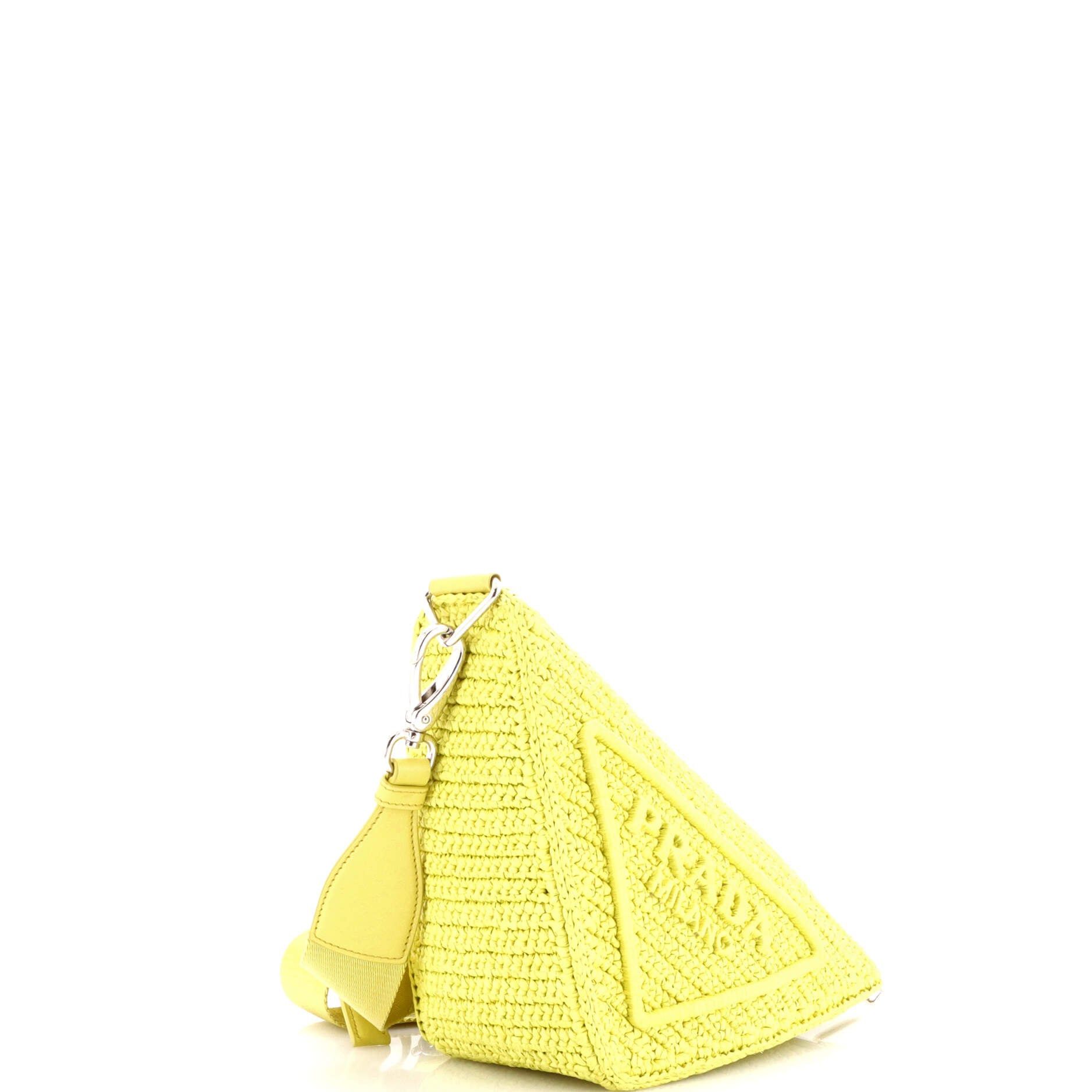 Prada Triangle Logo Zip Crossbody Bag Size ONE SIZE - 2 Thumbnail